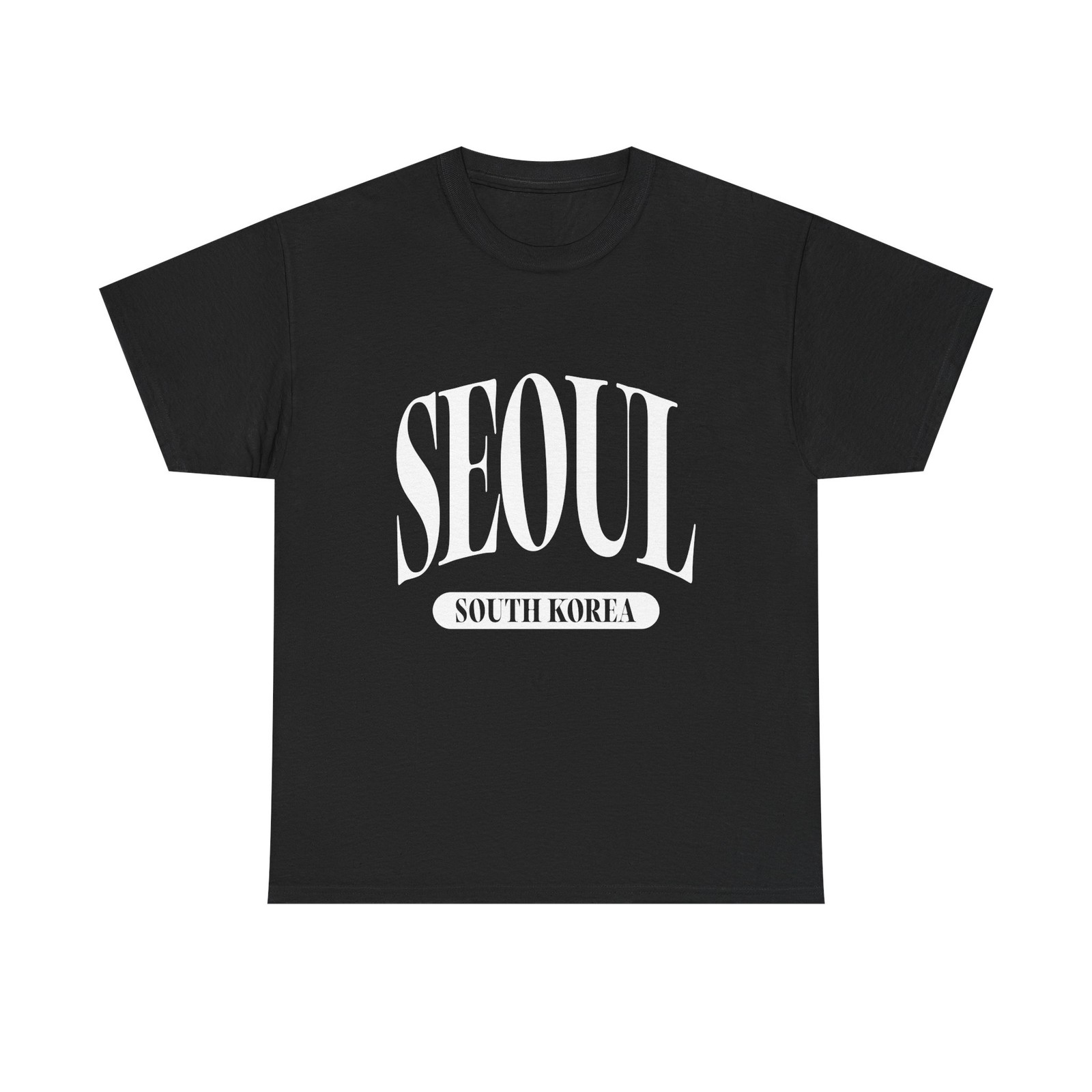 Seoul South Korea vintage city souvenir classic tee travel