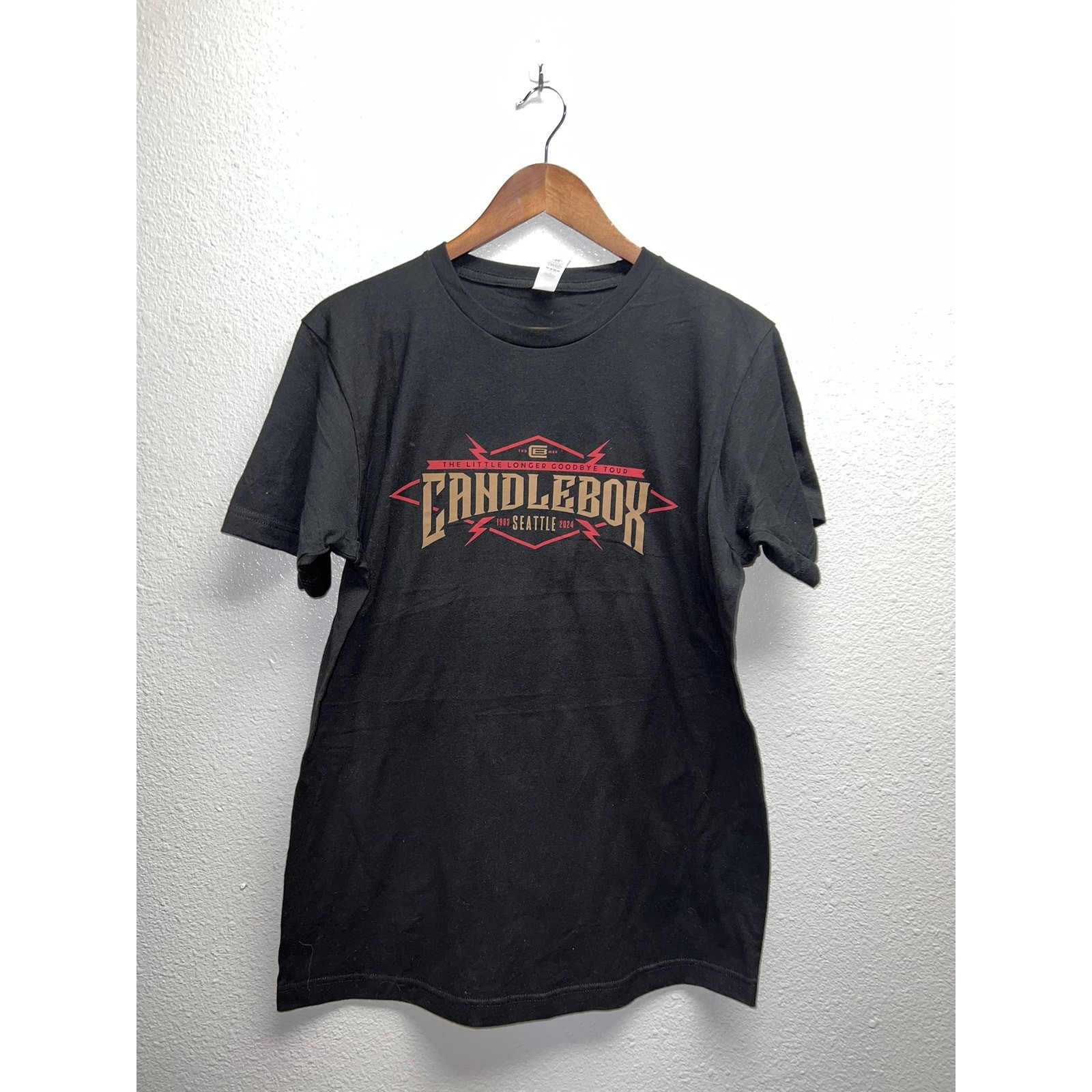 Candlebox Seattle Shirt Tour Concert Candle Box Little Longer Goodbye Tee Medium