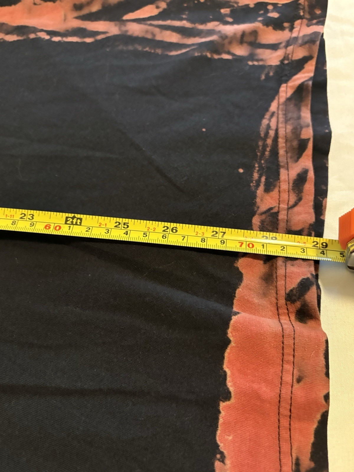 Marvel Deadpool Graphic T-Shirt Black Red Size XL Custom Distressed