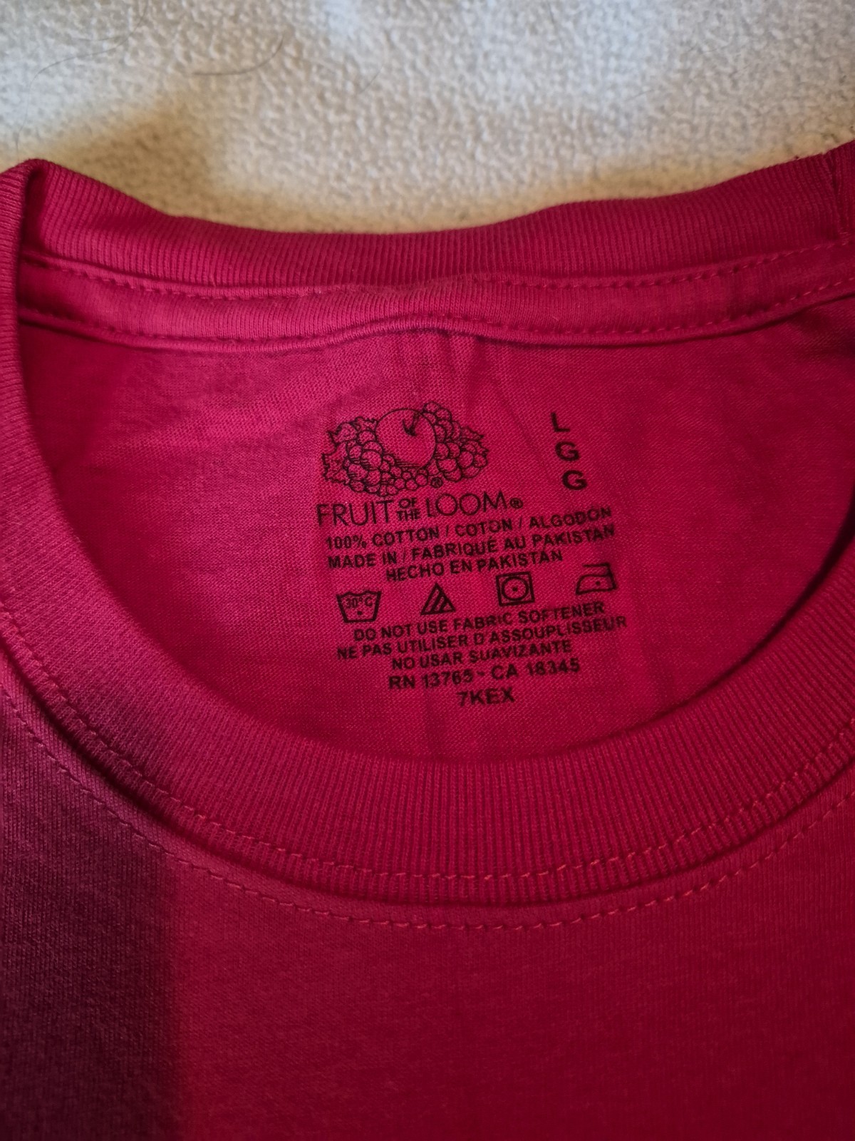 Fruit Of The Loom Mens Tshirt Lot Of 5 Colors As Shown Large