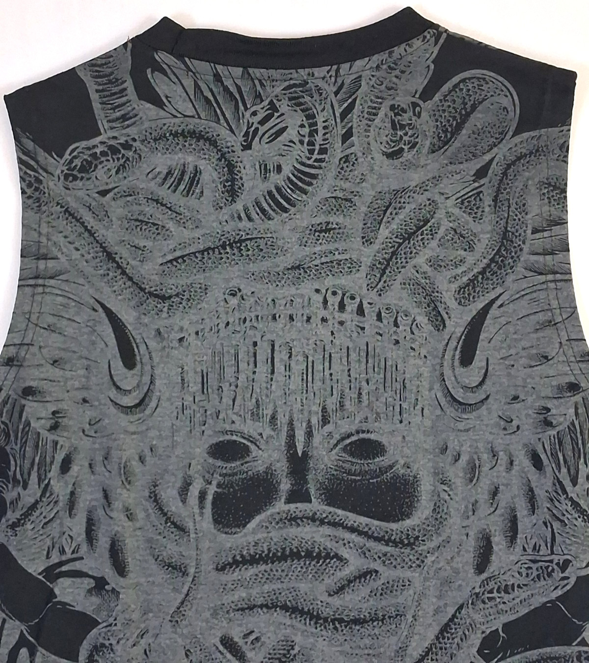 Crooks & Castles Football Medusa Muscle Tank Shirt Small Oversized Heavyweight