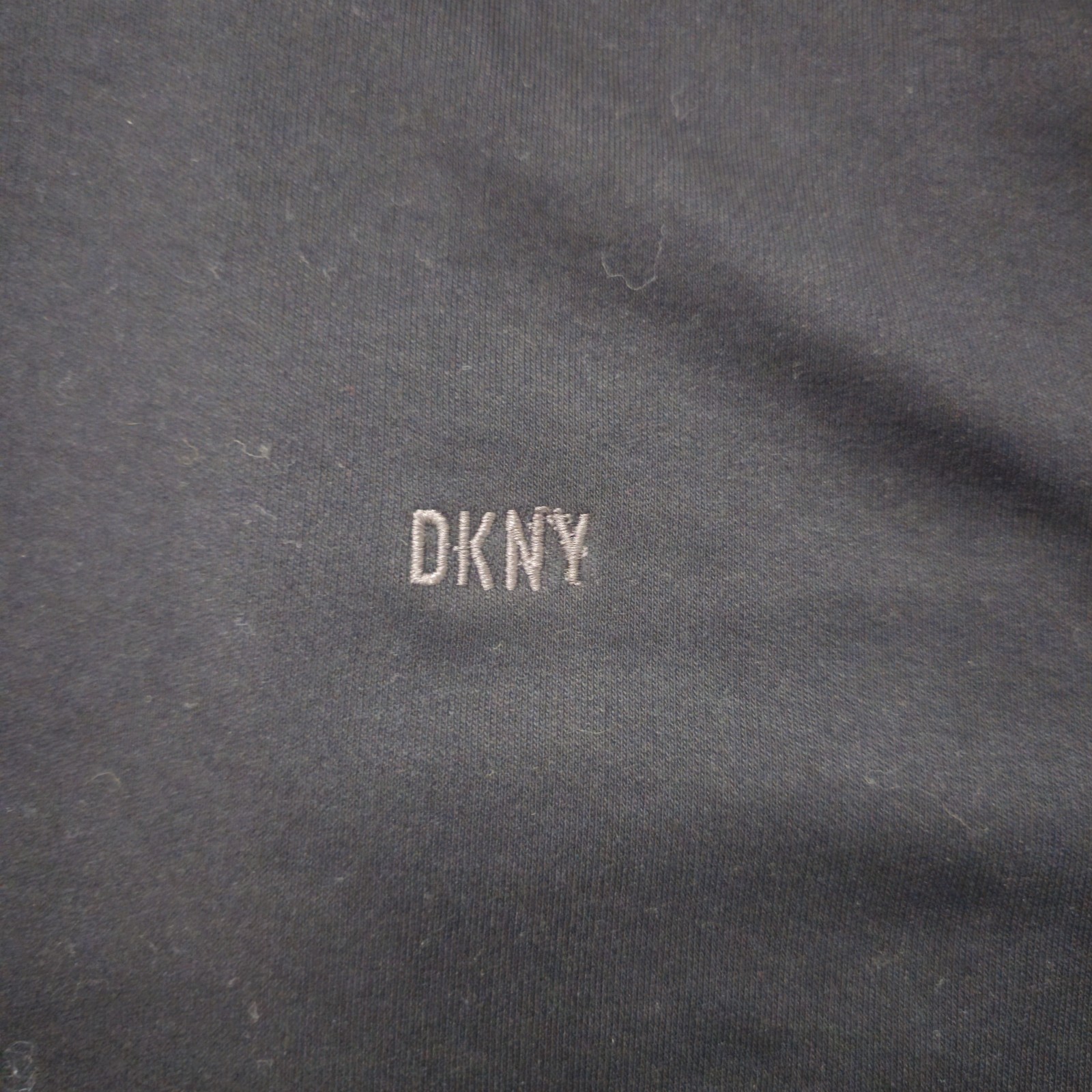 NWT DKNY Mens XL Black Solid Crew Neck Short Sleeve Logo Jersey Tee DK00SK556