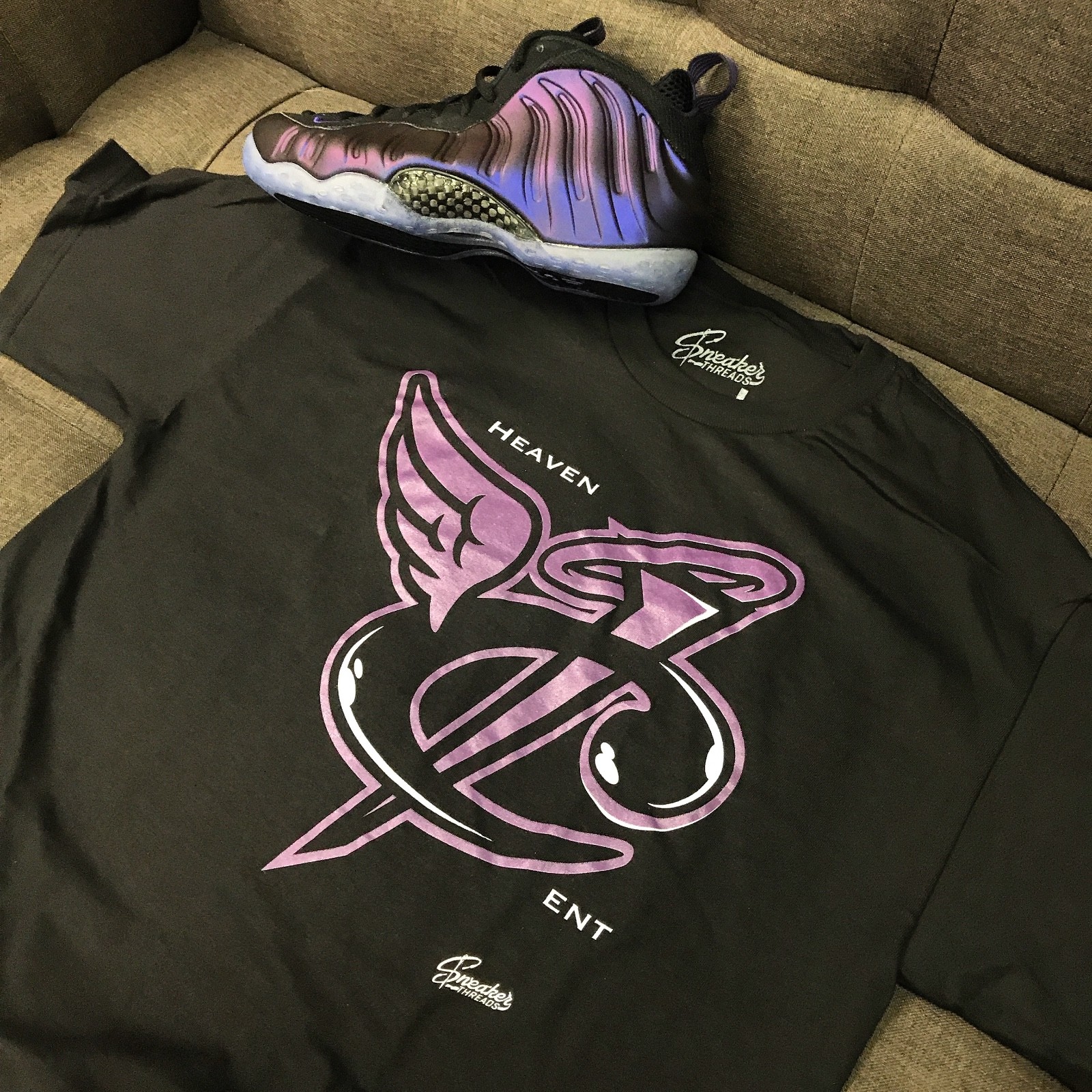 Shirt Match Foamposite Eggplant Foams – Heaven Cent Tee
