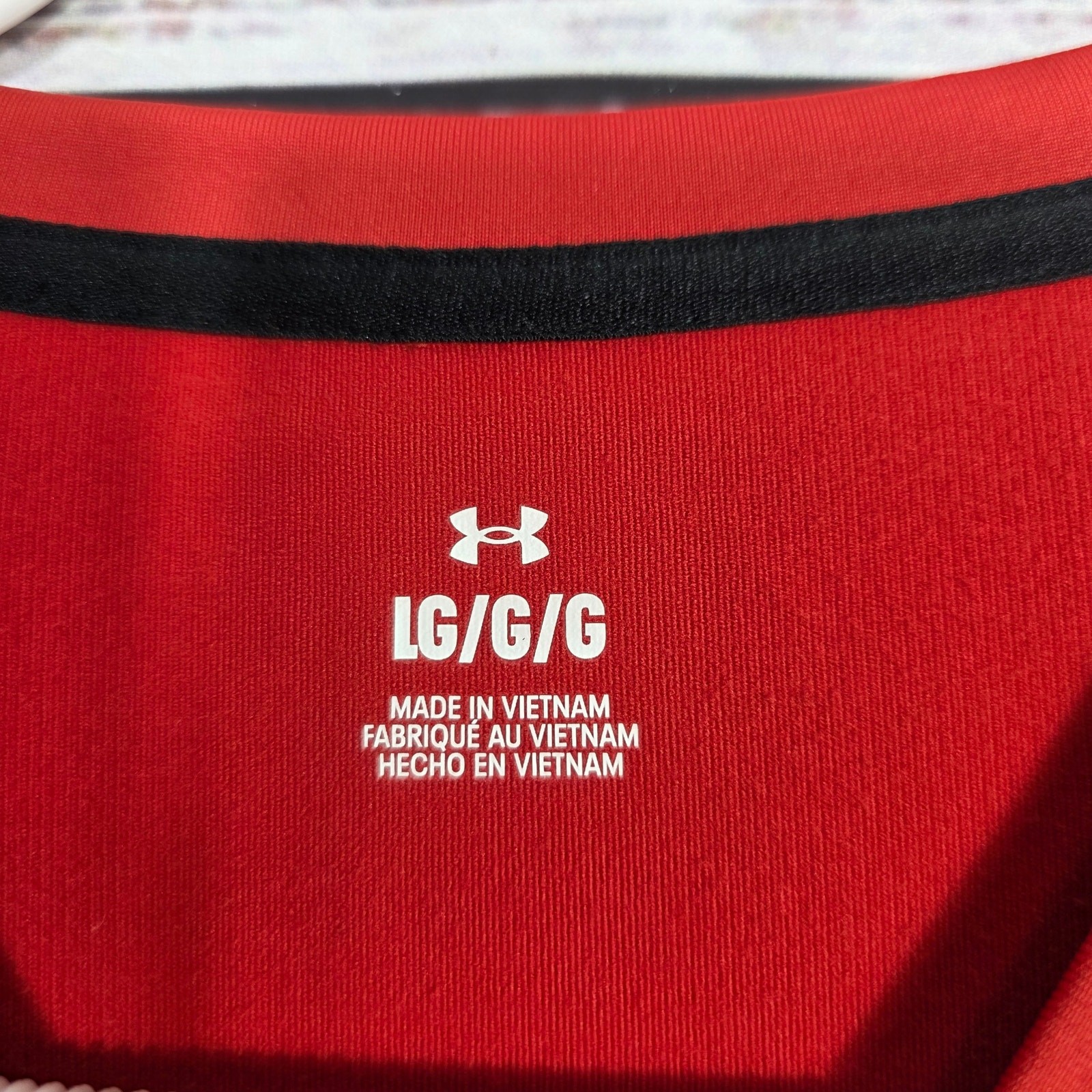 Under Armour Cold gear Men’s Orange Long Sleeve Fleece Lined Large