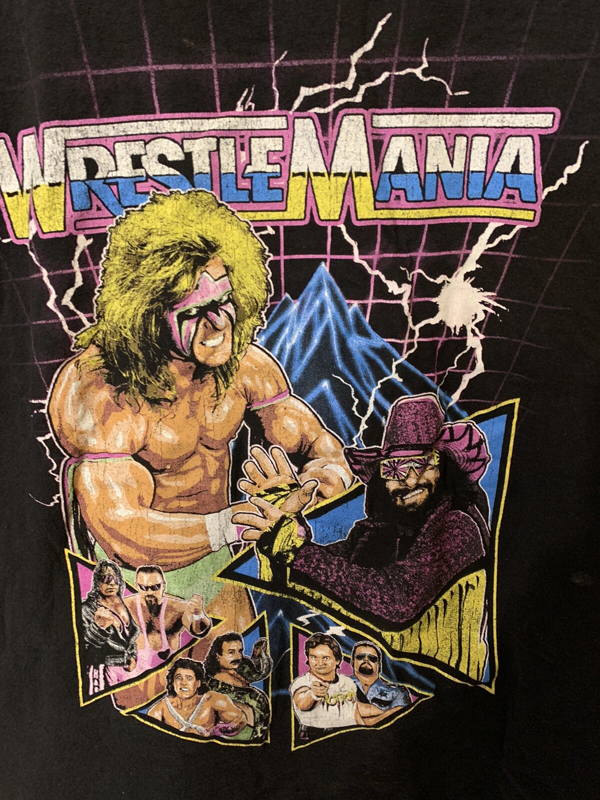 Ultimate Warrior Mens Sz L T Shirt Short Sleeve Macho Man Savage