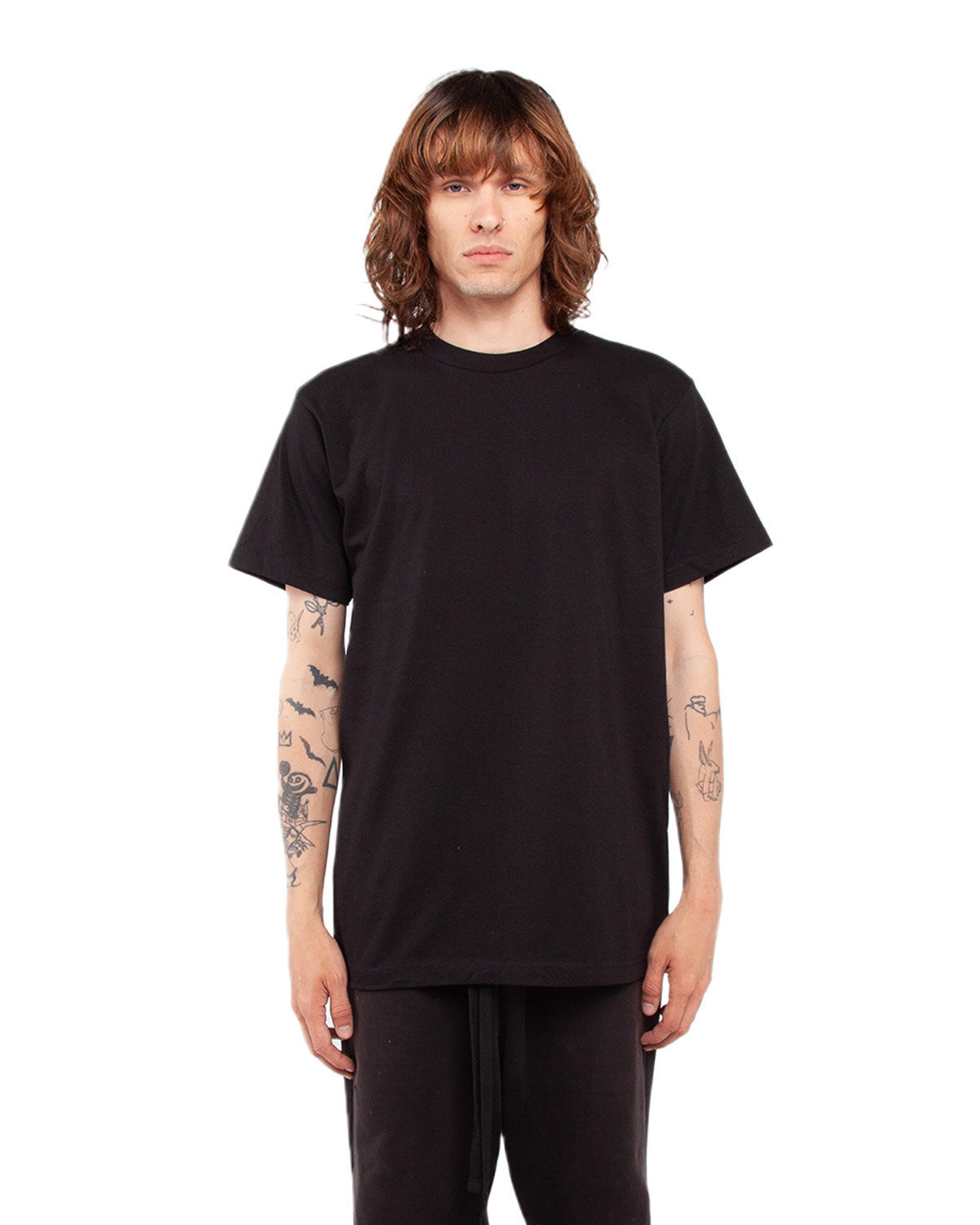 Pack Of 2 Shaka Wear SHASS Adult Active Short Sleeve Crewneck Plain T-Shirt