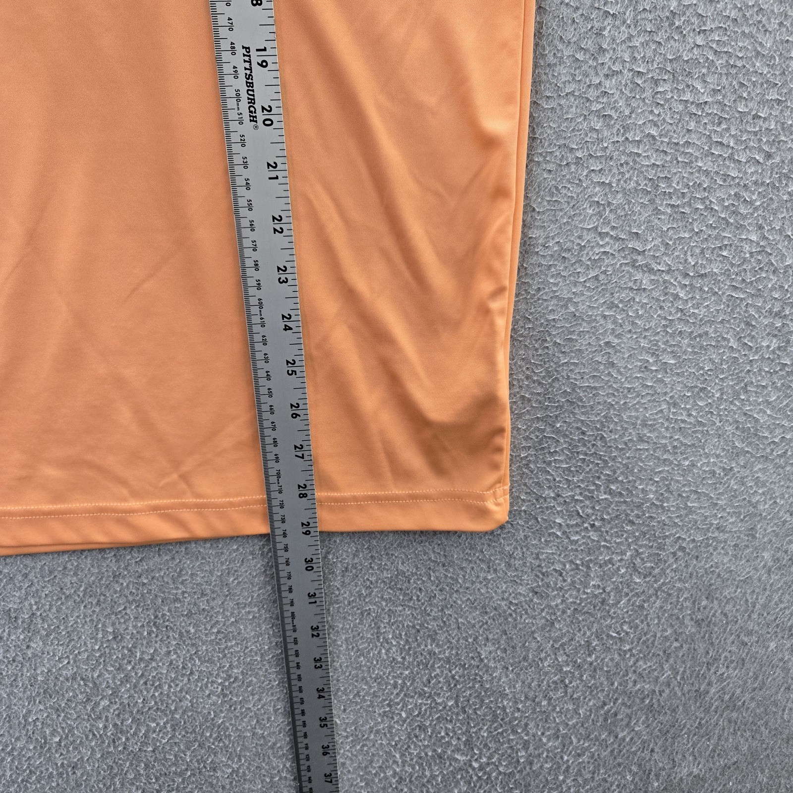 Columbia Men Shirt L/G Orange Logo Text PFG Activewear Long Sleeve Fishing