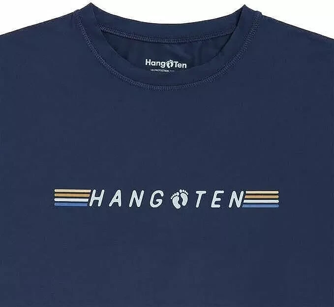 Hang Ten Men’s XL Rash guards – Switchfoot Long Sleeve Sun Tee Shirt UPF 50+ NWT
