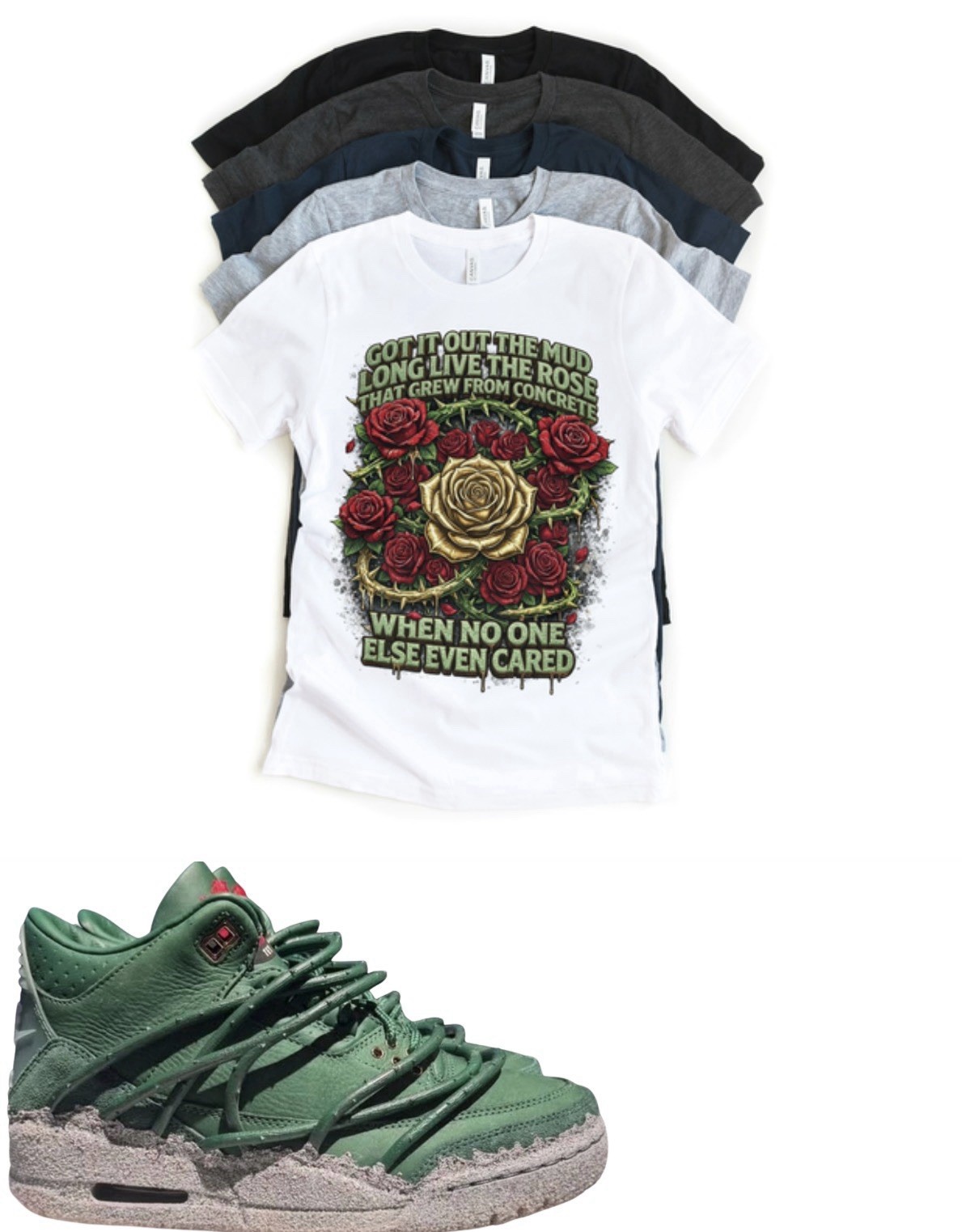 Shirt to match Jordan 3 Teyana Taylor x Jordan 3 SP “Concrete Rose” Matching Tee