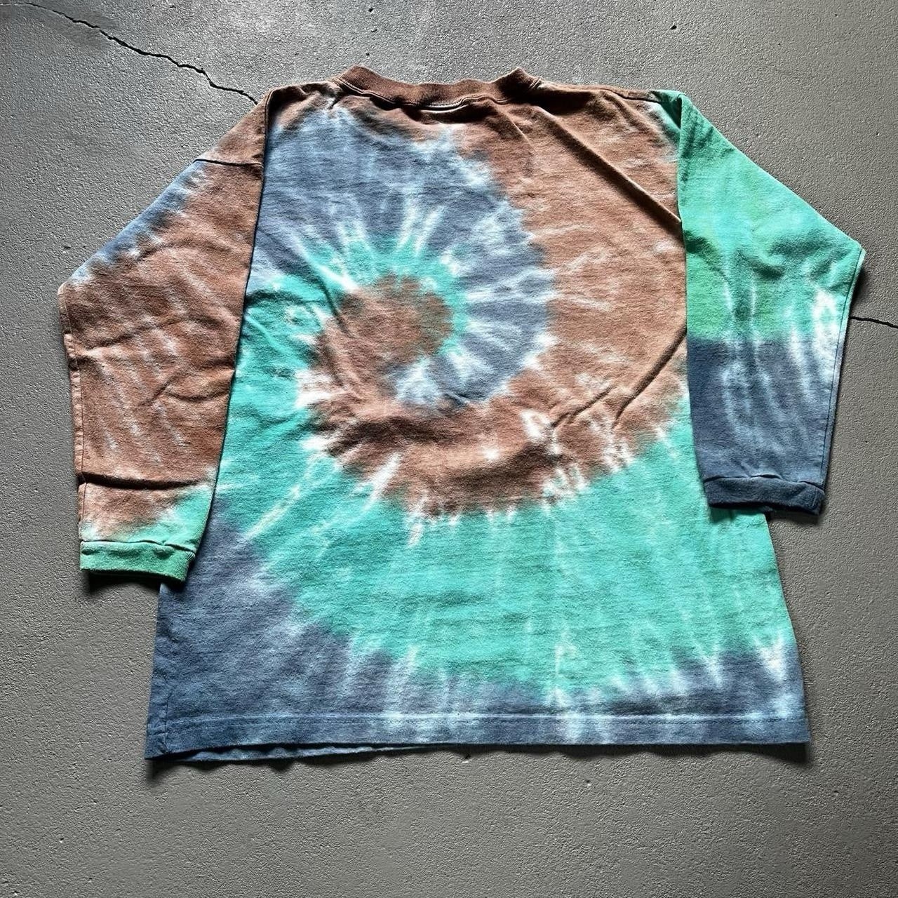 Vintage Tie Dye Hockey Long Sleeve Shirt True Competitor Graphic Size Medium