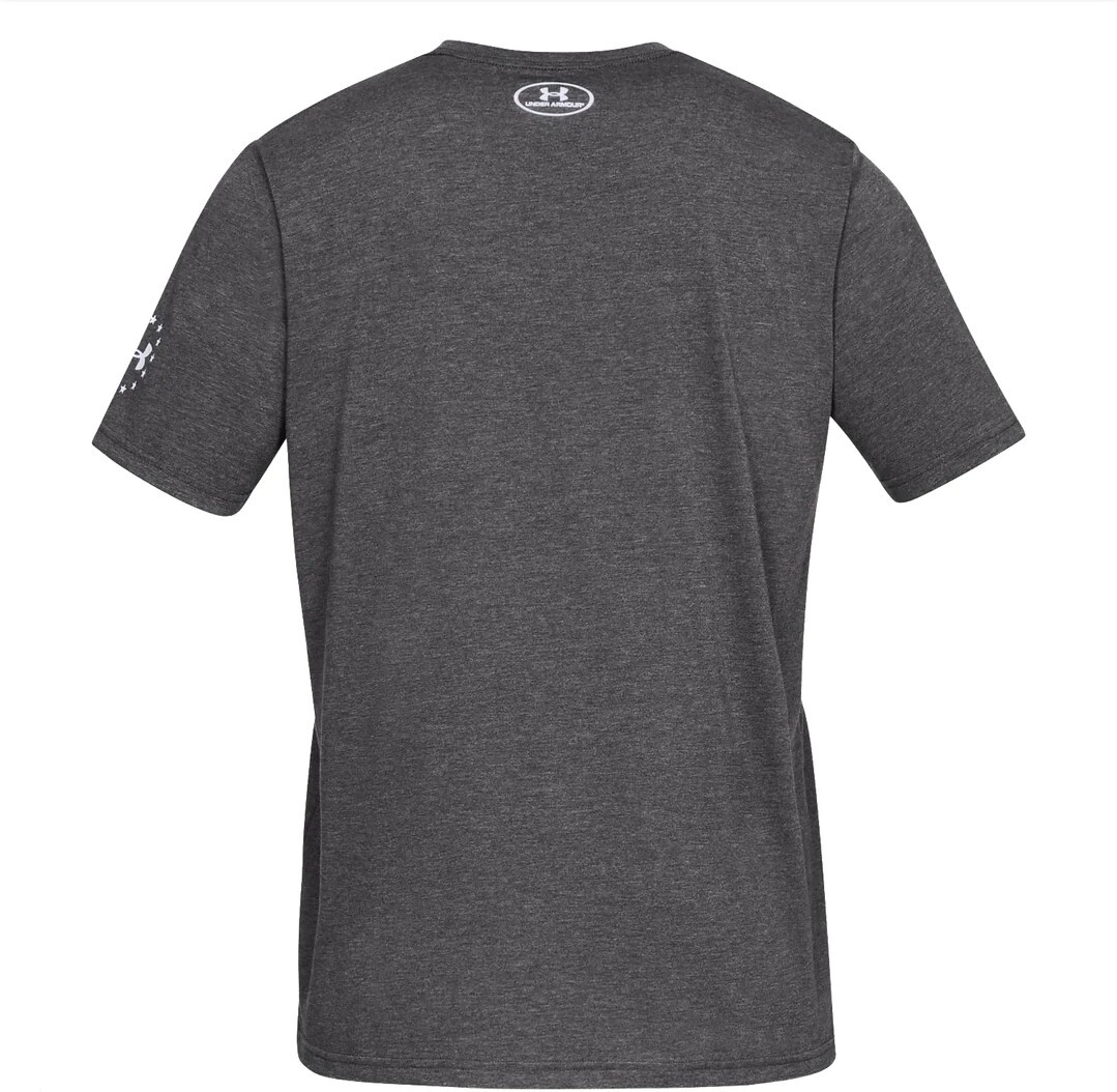 Under Armour Men’s UA Freedom Big Flag USA T-Shirt, Graphite, Sz. Small