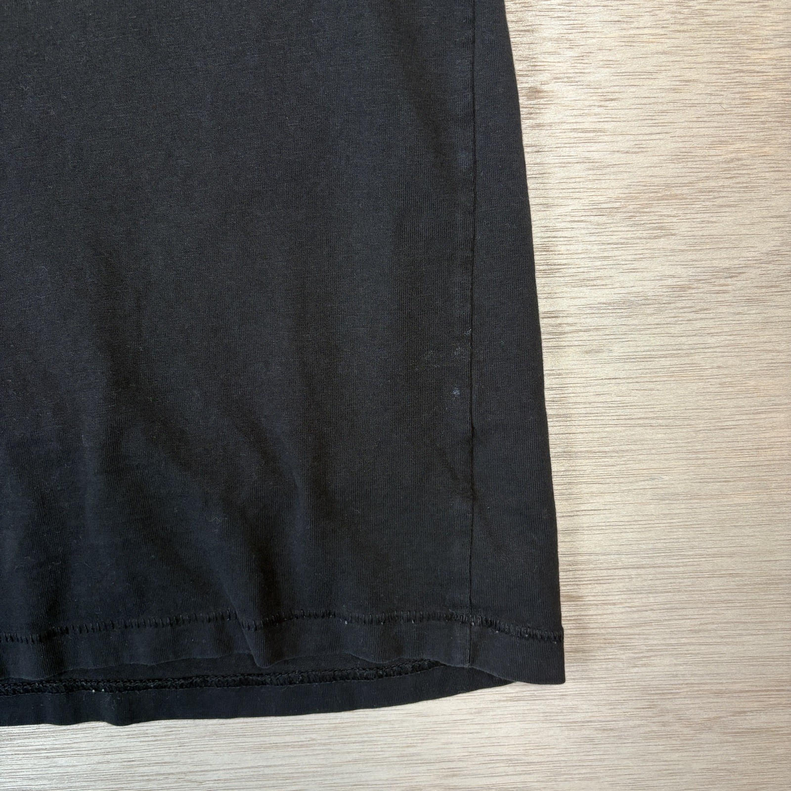 No Boundaries Men’s LARGE Oversize Cotton Tee BLACK T-Shirt pre-owned
