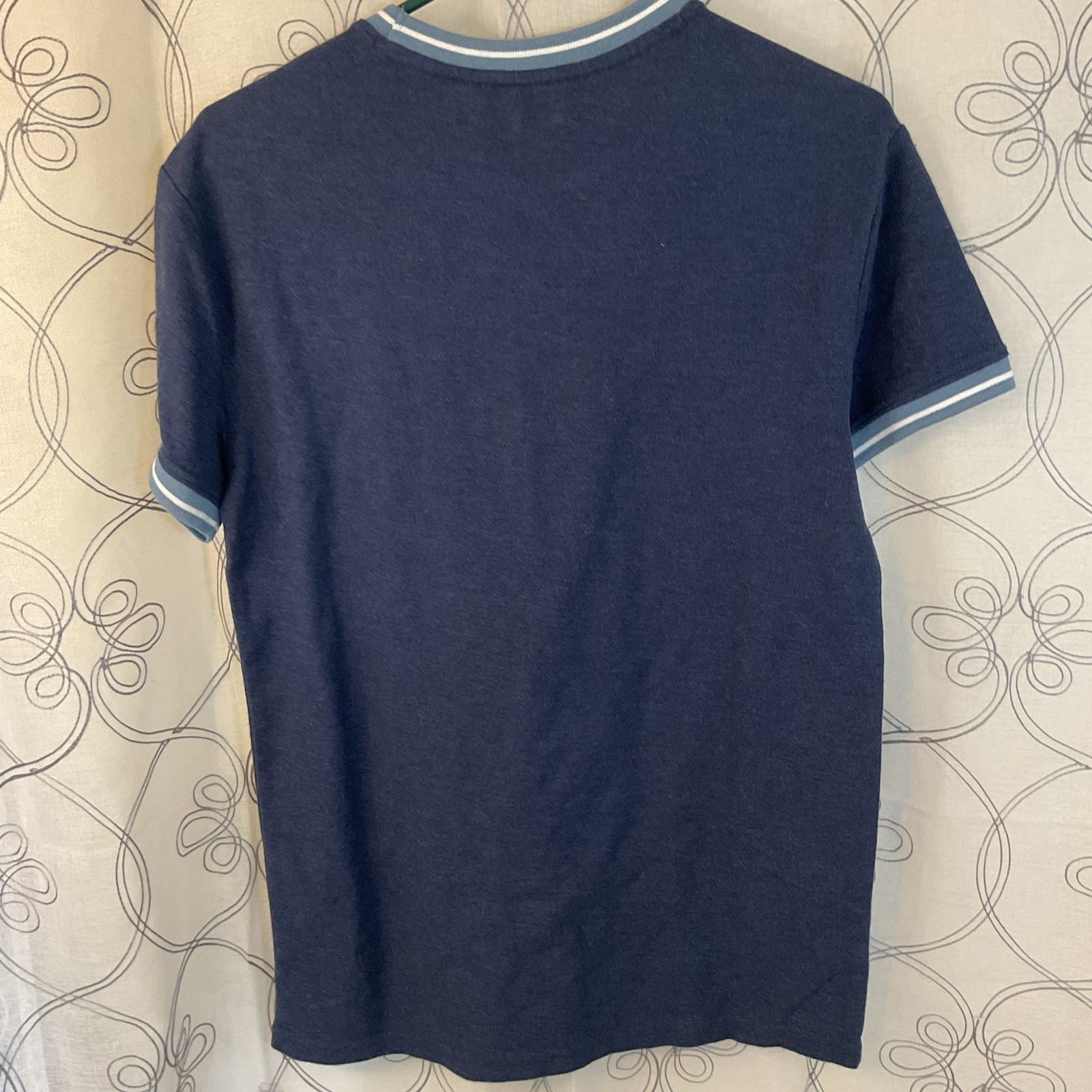 New Goodfellow & Co. Men’s Standard Fit Dark Blue Short Sleeve Shirt Size Small