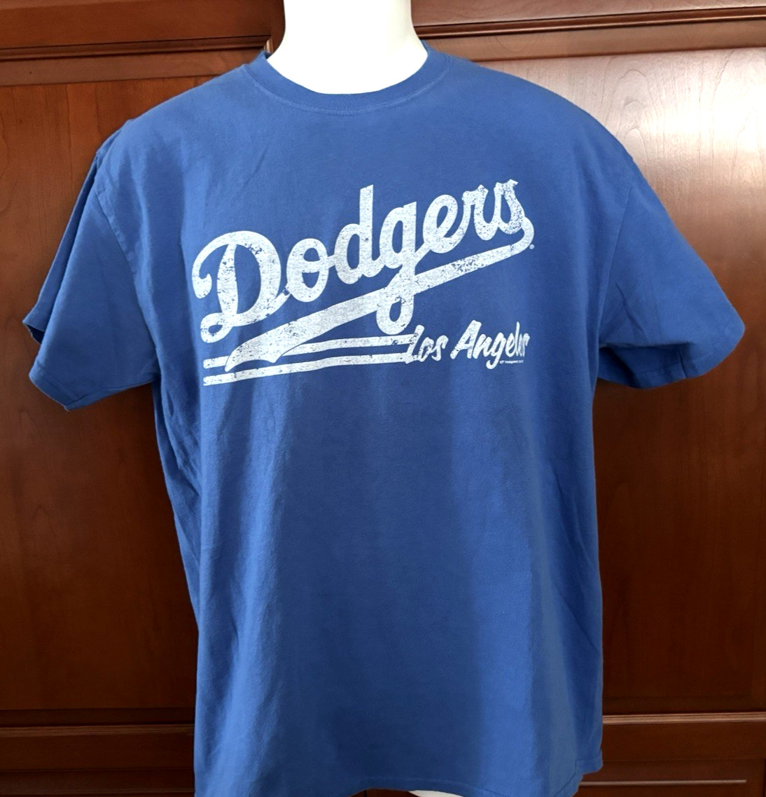 Classic Majestic LA Dodgers Royal Blue Men’s Short Sleeve T-Shirt Size LGE