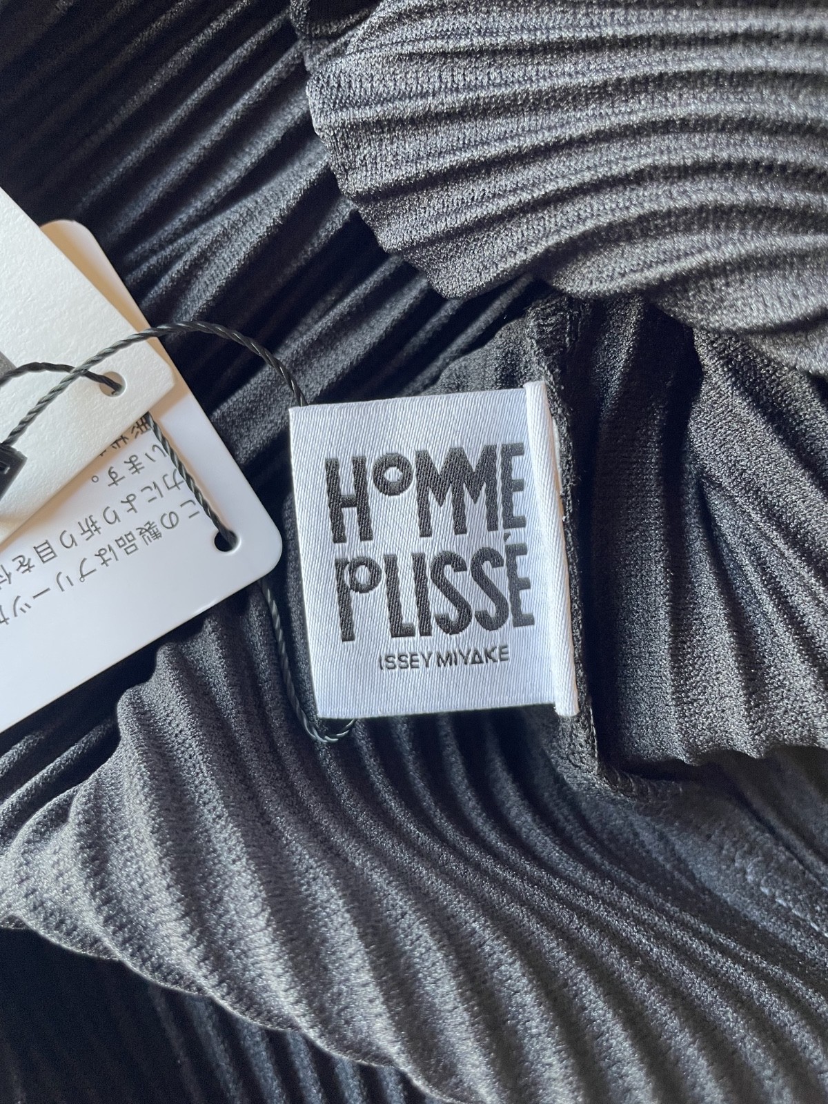 Issey Miyake Homme Plisse Black pleated Long sleeve Shirt
