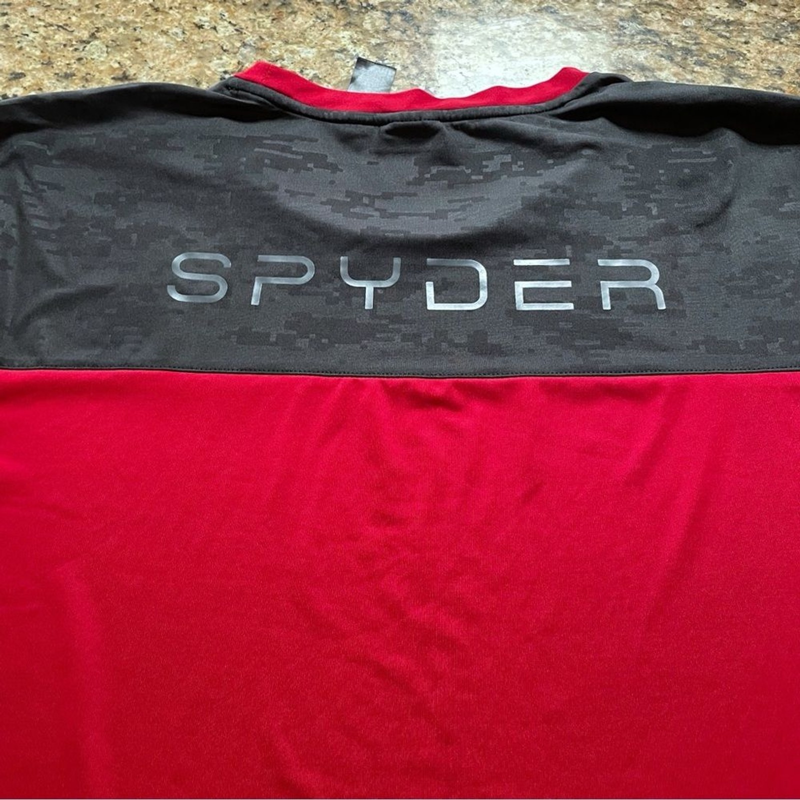 Spyder Active Men’s XXL Red Athletic T-Shirt Breathable Quick Dry Stretch