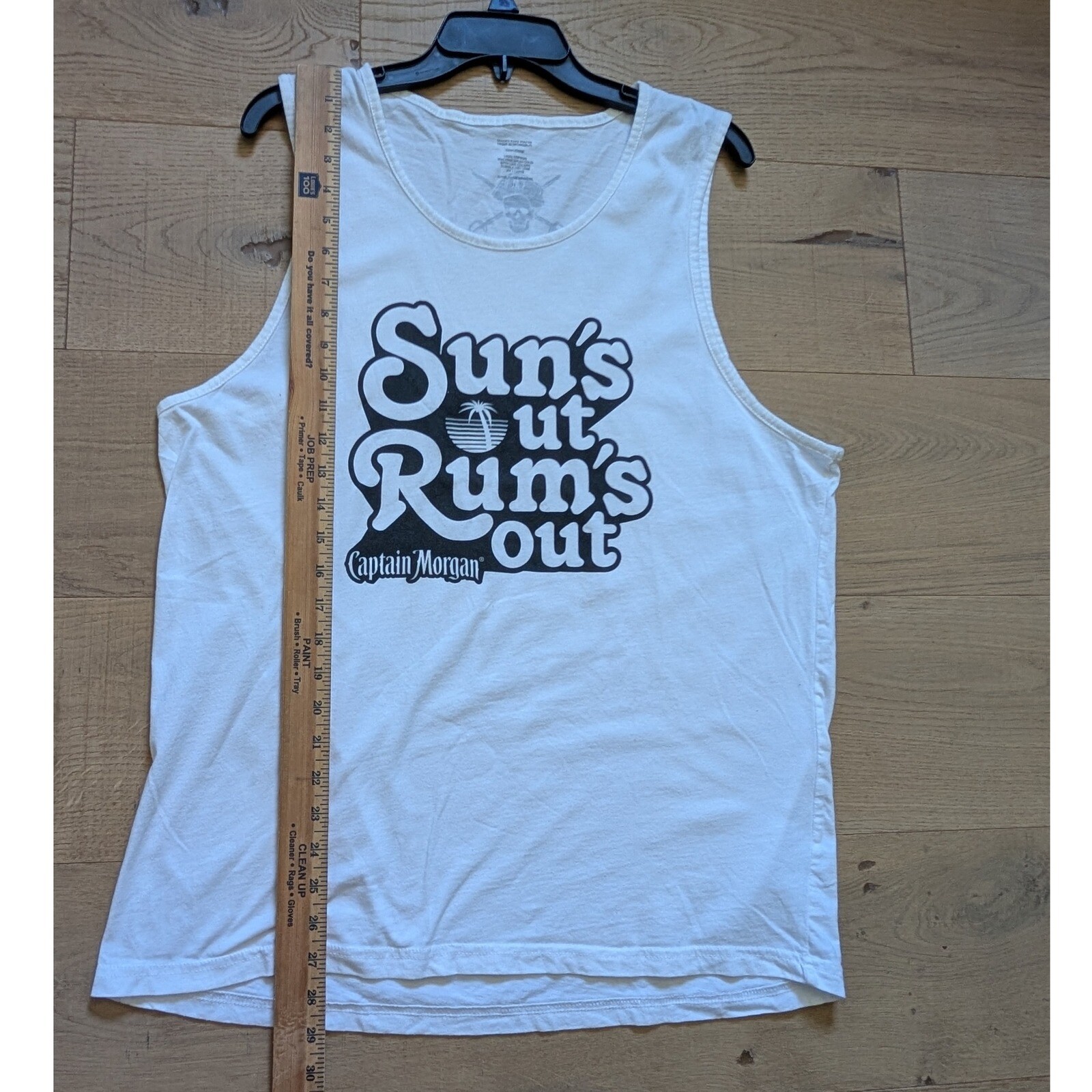 Captain Morgan Sun’s Out Rum’s Out Graphic Tank Top Sleeveless Men’s LG