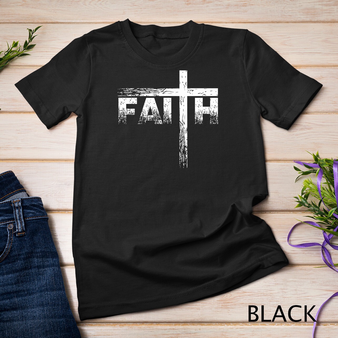 Christian Faith & Cross T-Shirt – Christian Faith T Shirts Unisex T-shirt