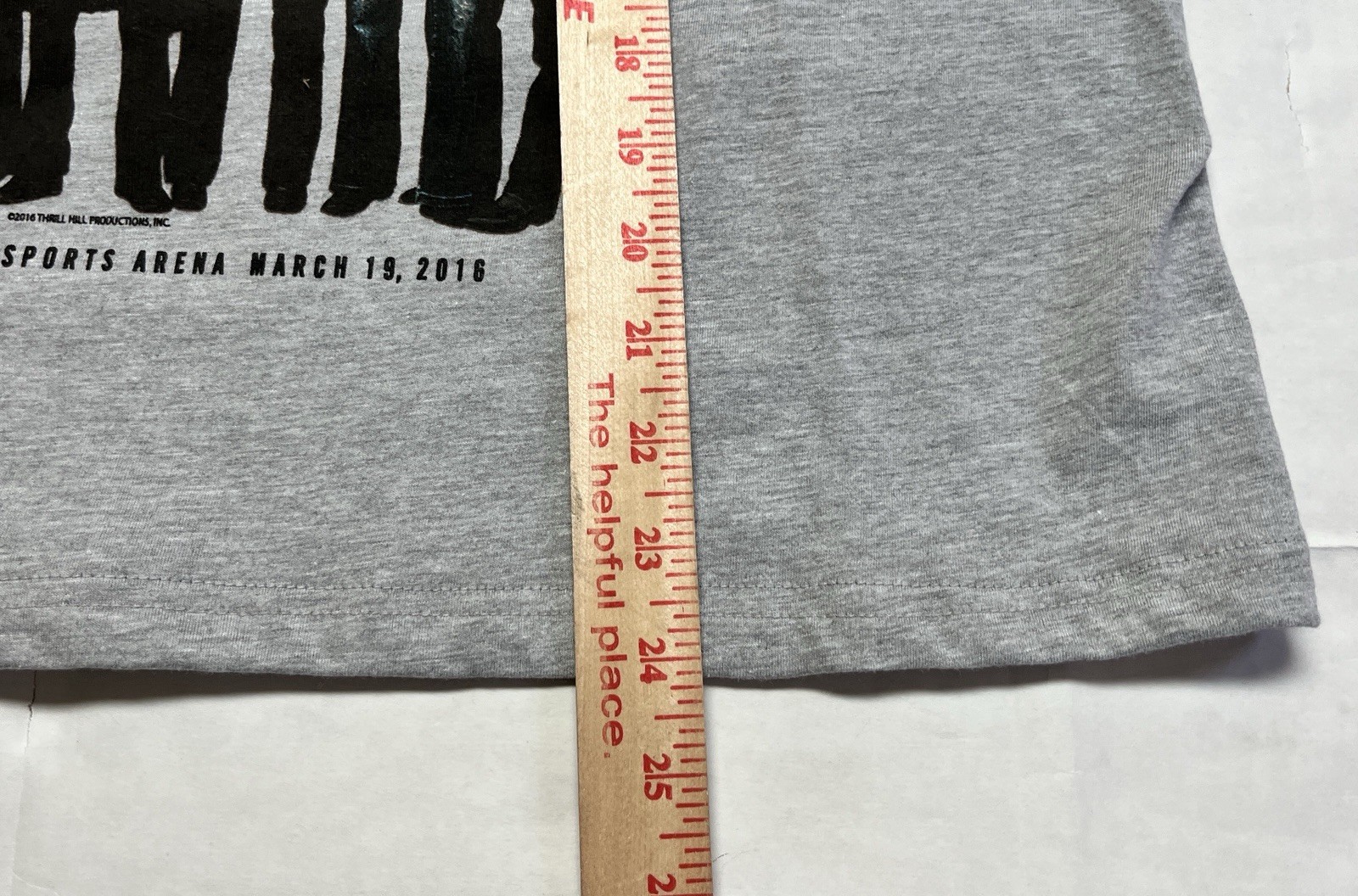 Bruce Springsteen ‘The River Tour 2016’ Los Angeles ladies boxy T shirt NWOT