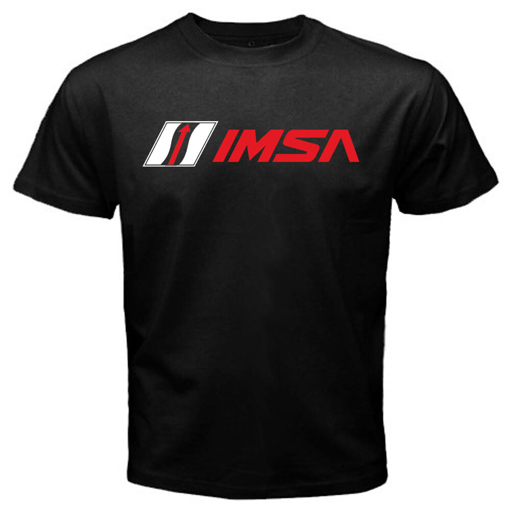 IMSA International Motor Sports Association Men’s Black T-Shirt Size S to 5XL