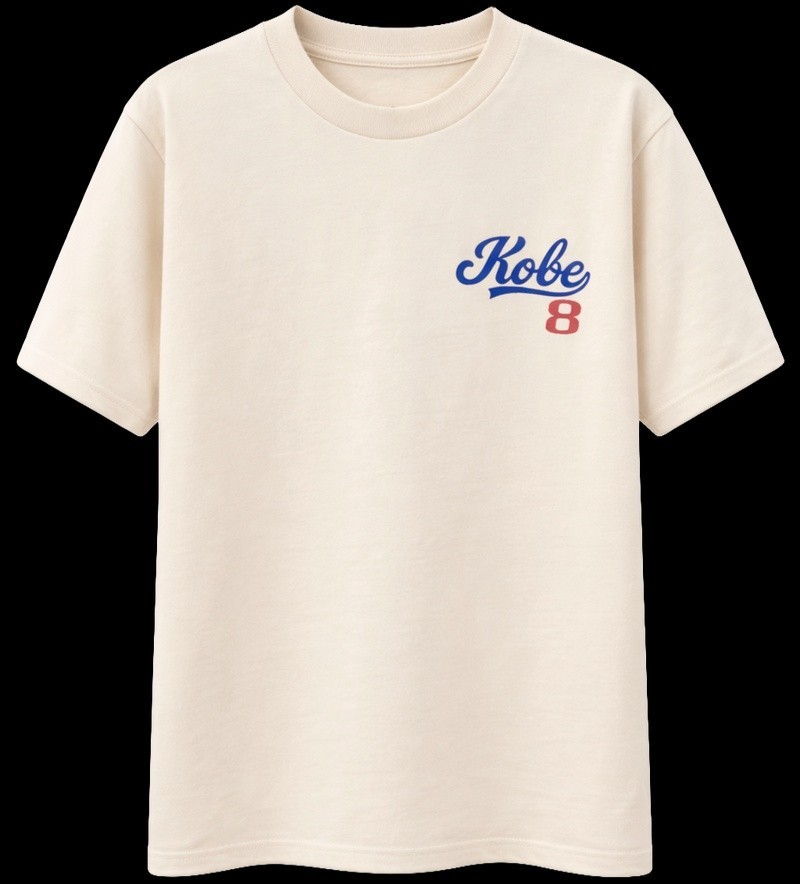 Kobe Bryant “Dodgers” Tee – Tribute Streetwear Essential Vintage T-Shirt (S-XL)