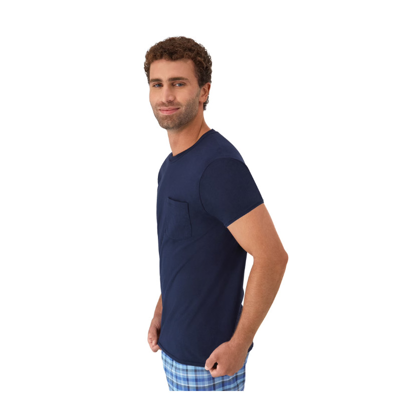 6 Pack Hanes Men’s Value Pack Assorted Pocket T-Shirt Undershirts Size S – 3XL