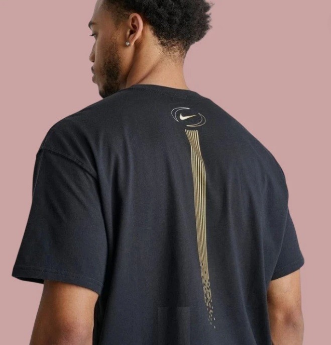 Nike Sportswear T-Shirt Department of Motion Men’s Sz M / XL Black New