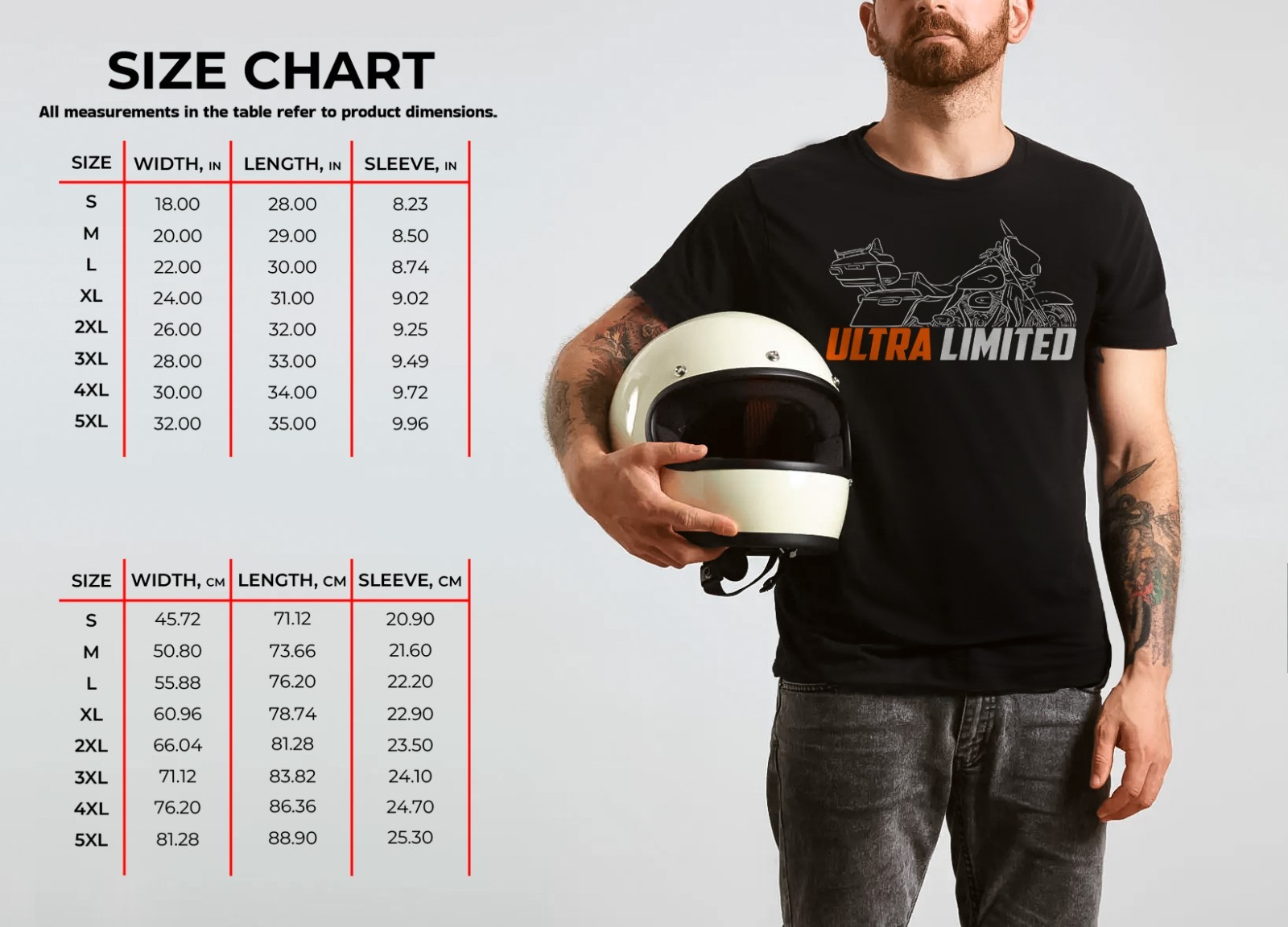 For HD FLHTK & FLHTKL Electra Glide Ultra Limited 2010-24 fans – Moto T-Shirt