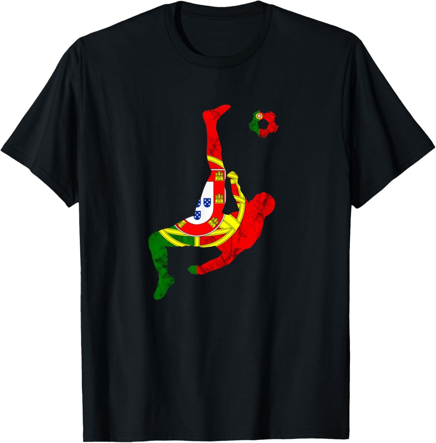 Portugal Portuguese Flag Futebol Portuguese Soccer Player T-Shirt