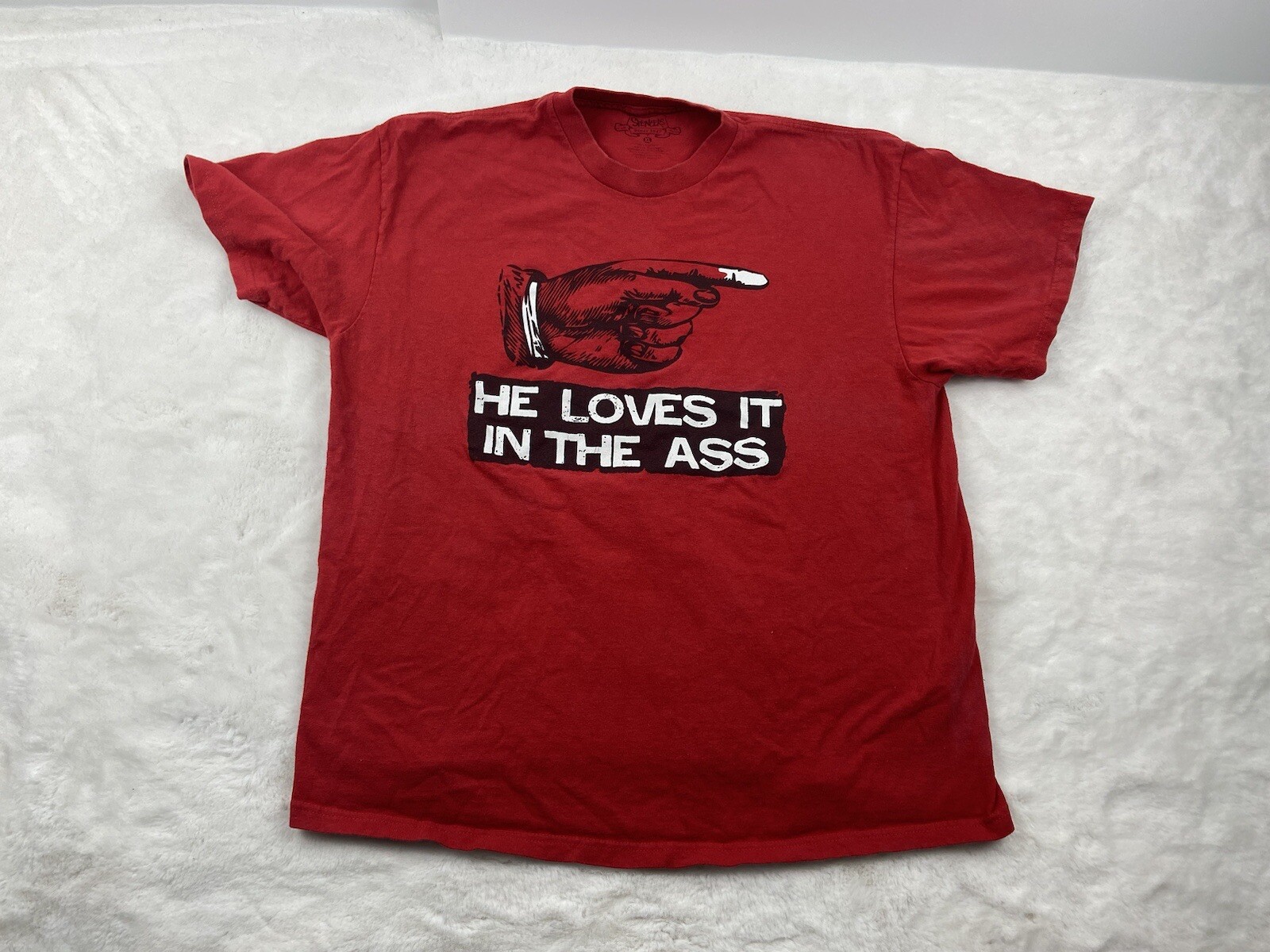 Spencer’s Novelty Vintage Shirt Men’s XL T Shirt He Loves It