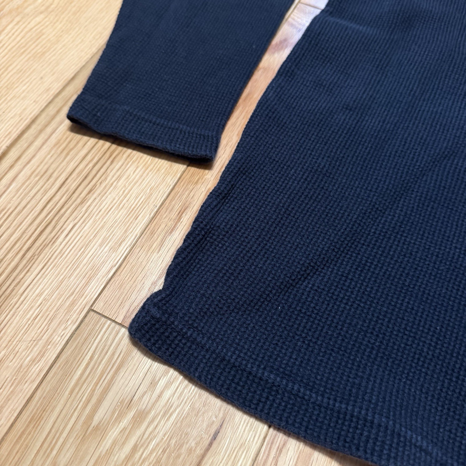 US Army Waffle Knit Thermal Henley Large Black By Brothers In Arms Outfitters