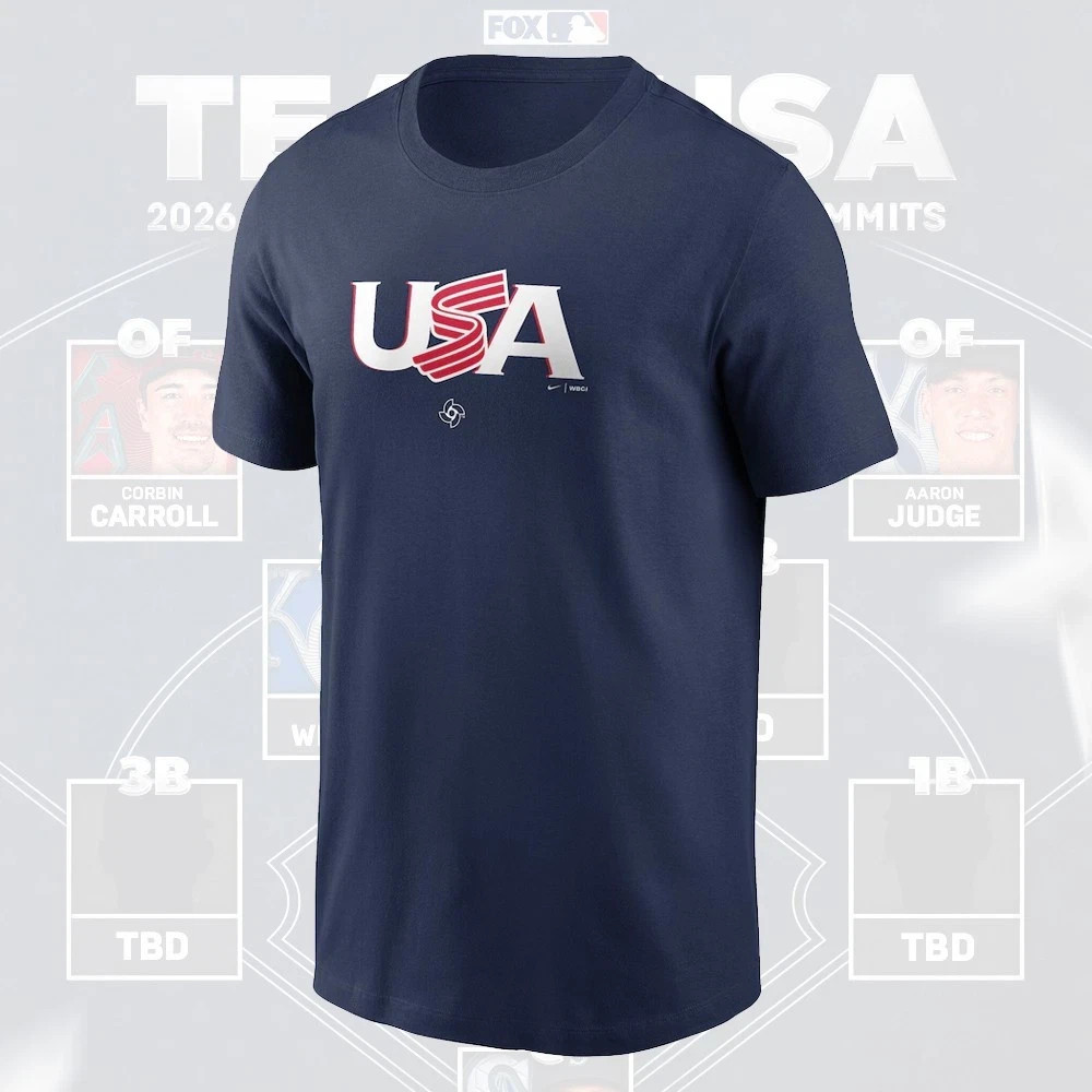 HOT – USA Baseball 2026 World Baseball Classic Logo Shirt Reprint For Fans