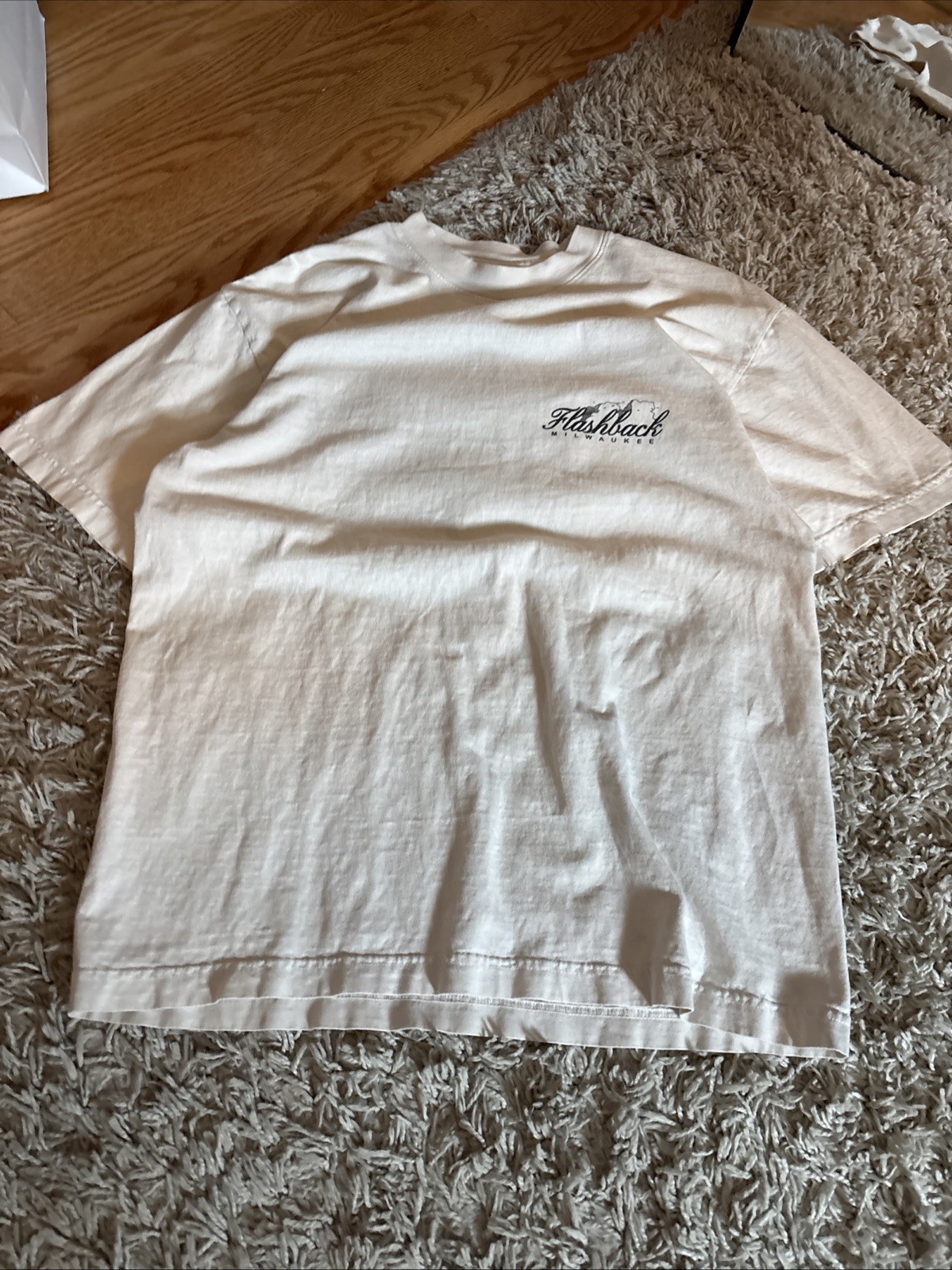 Flashback Milwaukee Off White Collab Tee Shirt Men’s M Short Sleeve Cotton Blend