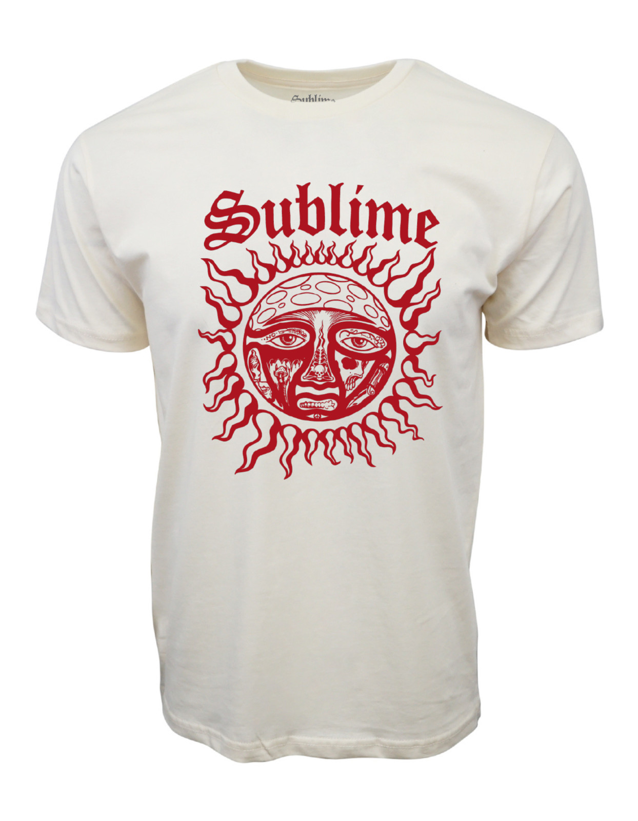 Sublime Logo Graphic T shirt Beige