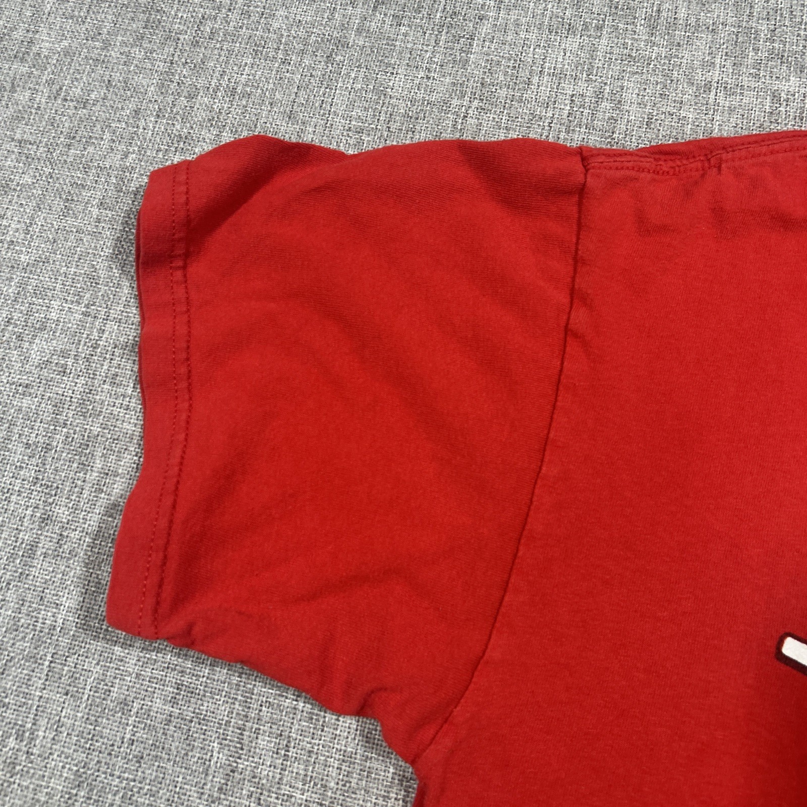 2011 Adventure Time Shirt Size L Cartoon Network Red What Time Is It Finn Jake