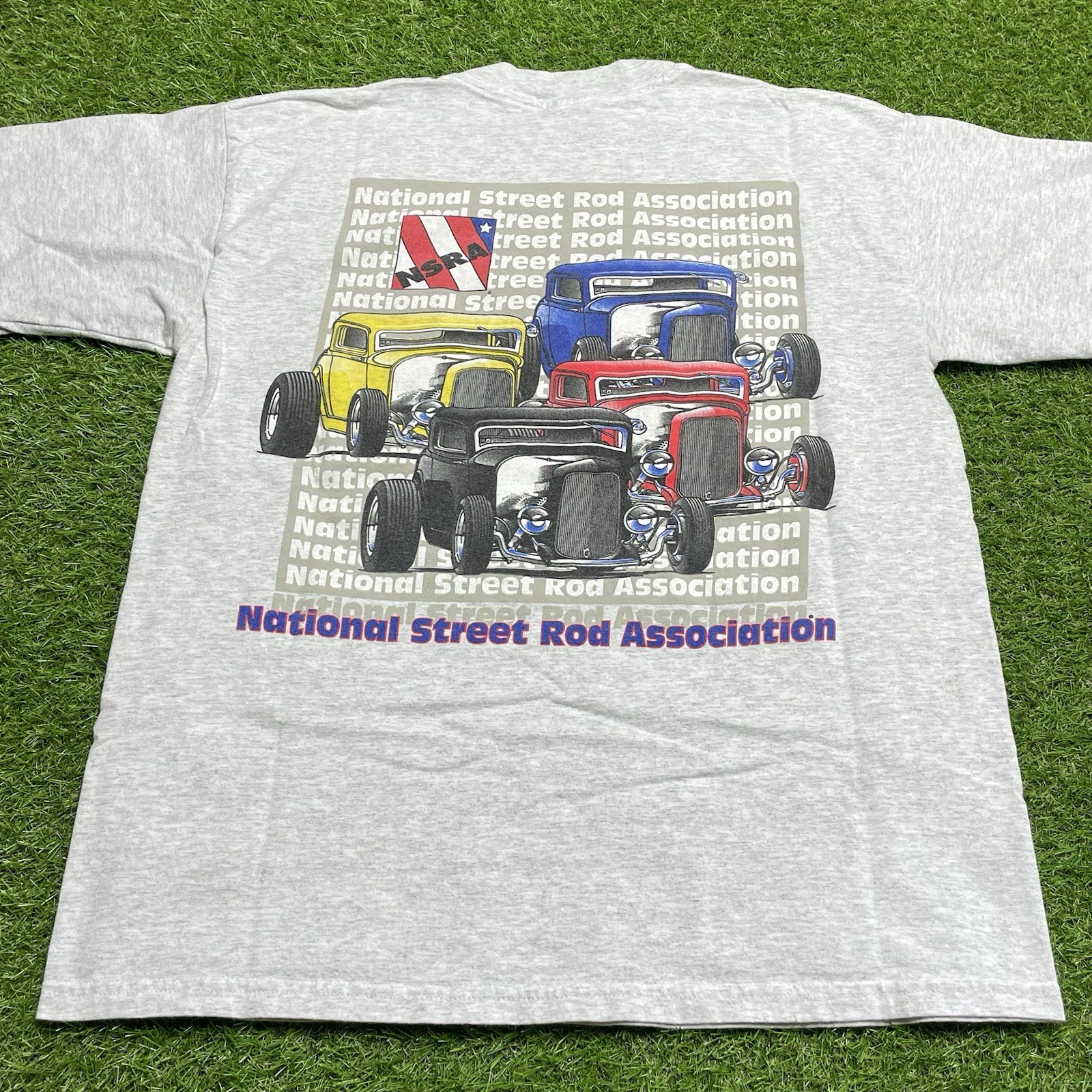 2001 NSRA Street Rod Nationals Louisville T Shirt Mens L Hot Rod Cars