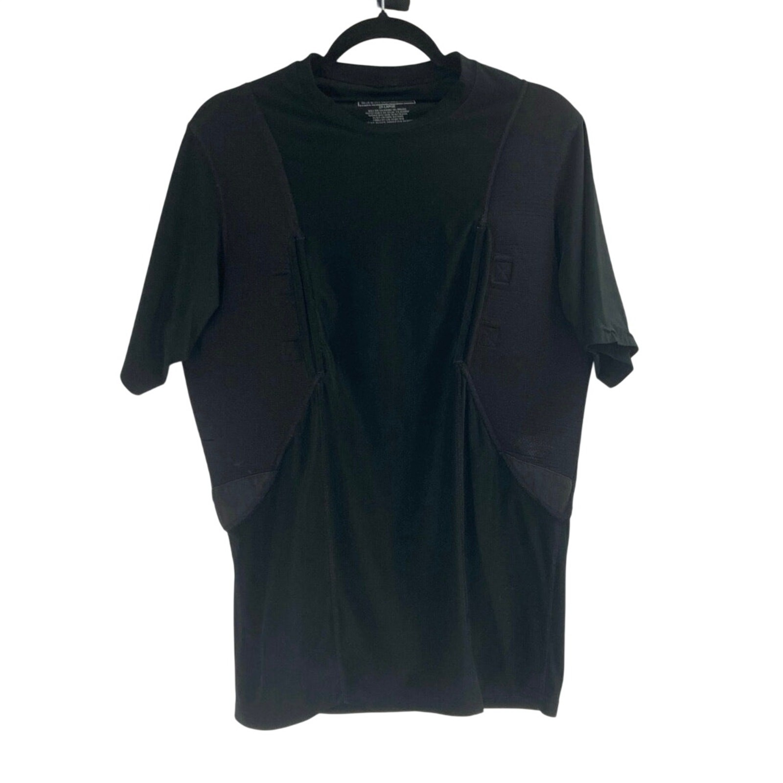 5.11 Tactical Holster Shirt Men 2XL XXL Black Concealed Carry Undershirt Stretch
