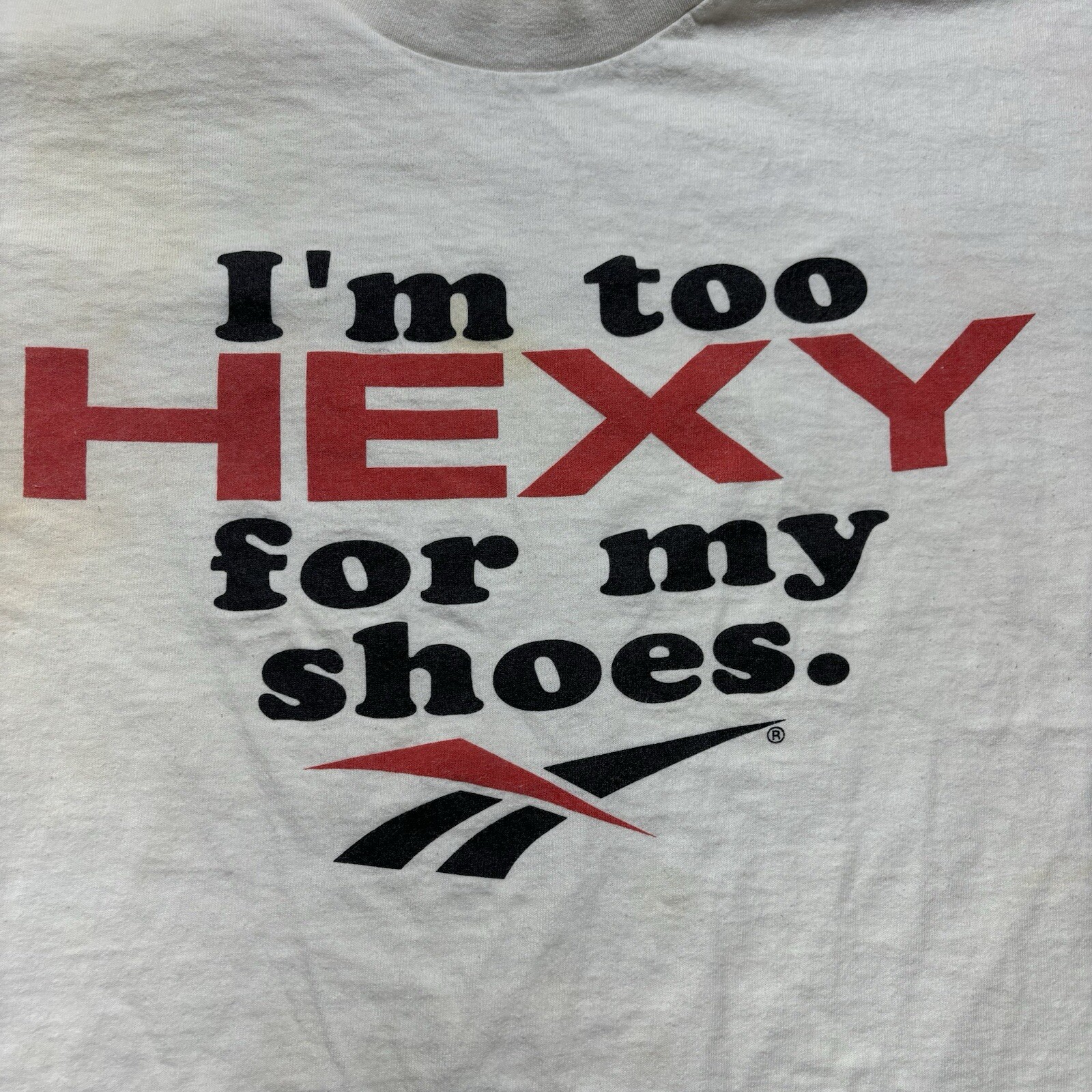 Vintage Reebok In Too Hexy For My Shows Viz Hex Promo Shirt Size XL