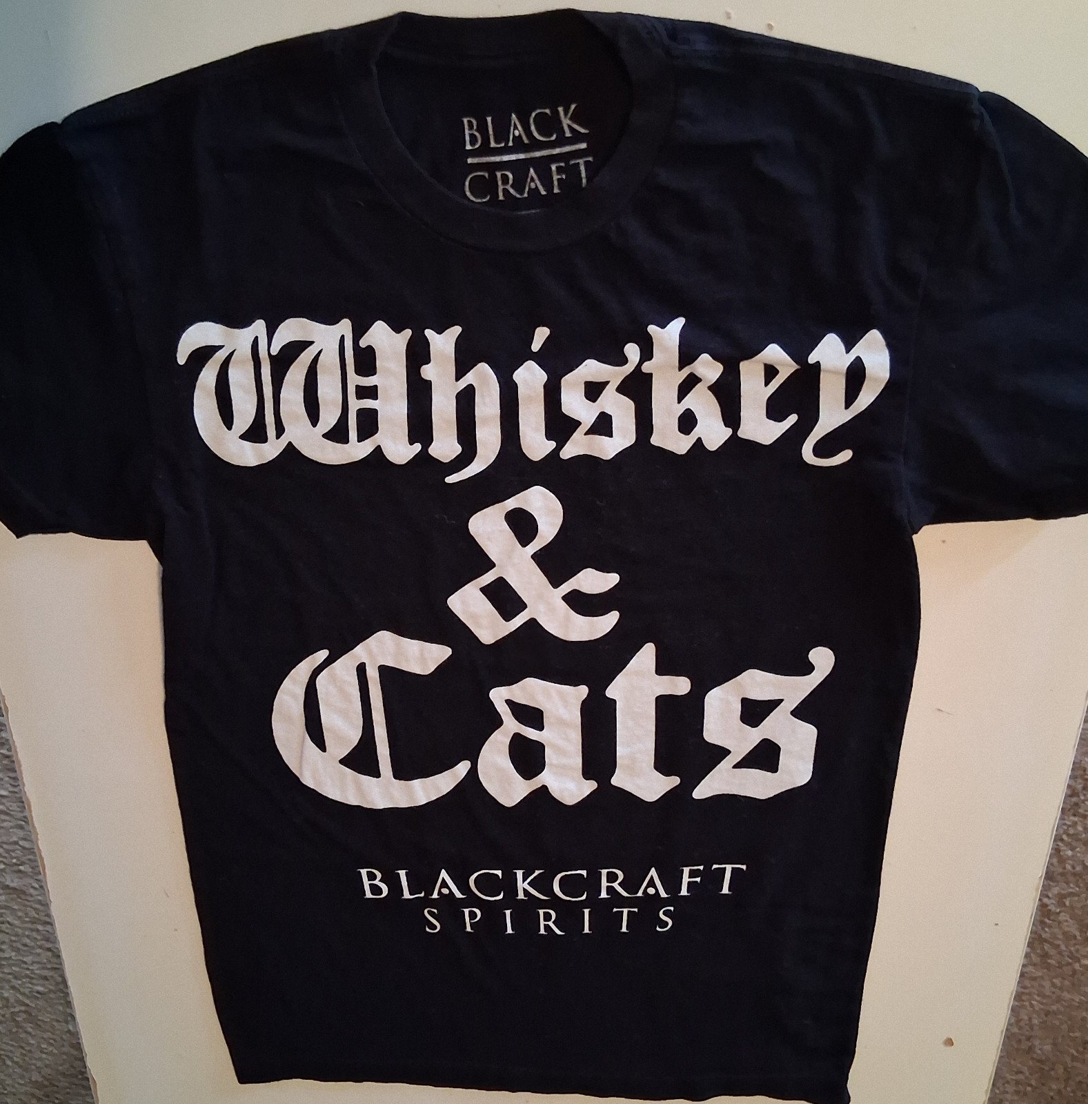 Blackcraft Spirits Whiskey & Cats XS Tee Shirt – Black Craft Cult