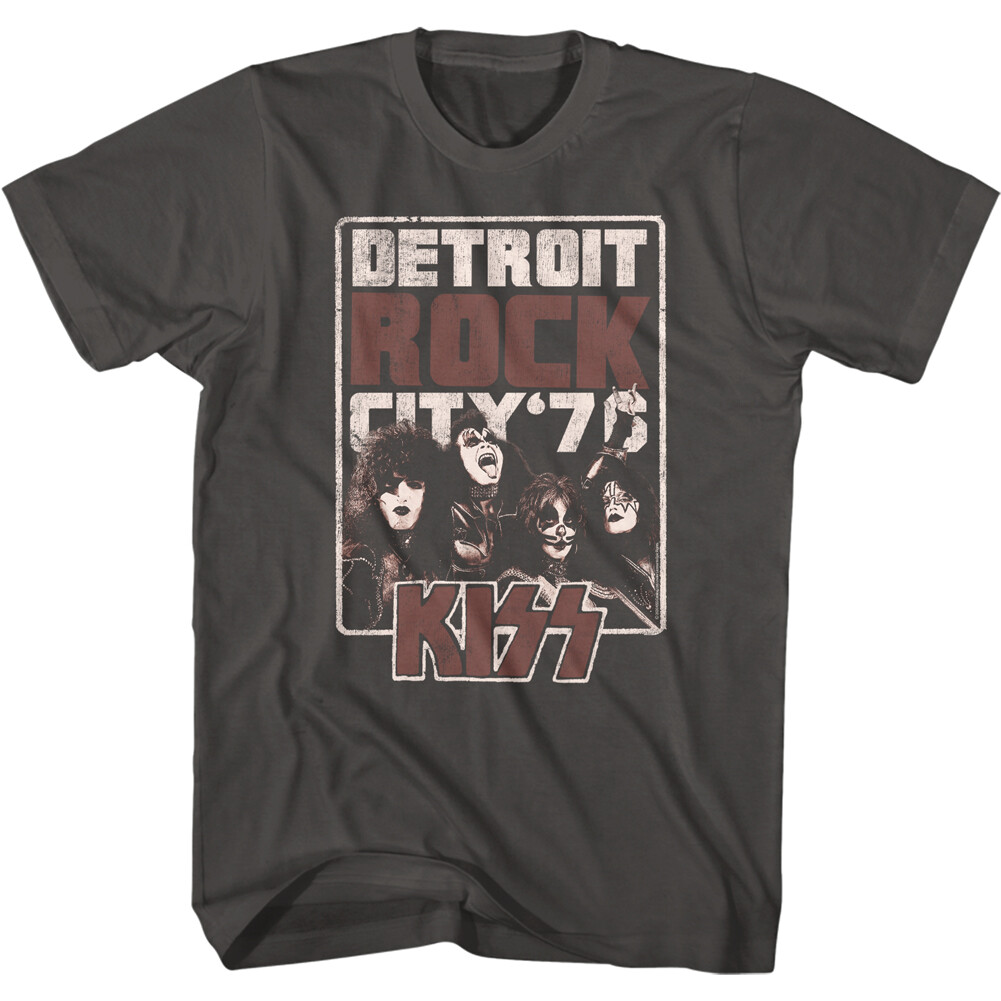 Kiss Detroit Rock City 76 Adult T Shirt Metal Music Band Merch