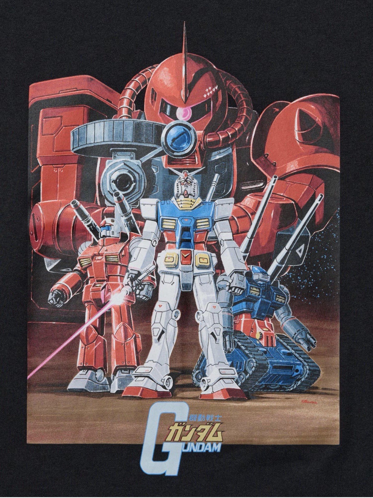Uniqlo UT Gundam Mech T Shirt Size XL Anime Manga Comic Retro 70s 80s 90s Robot