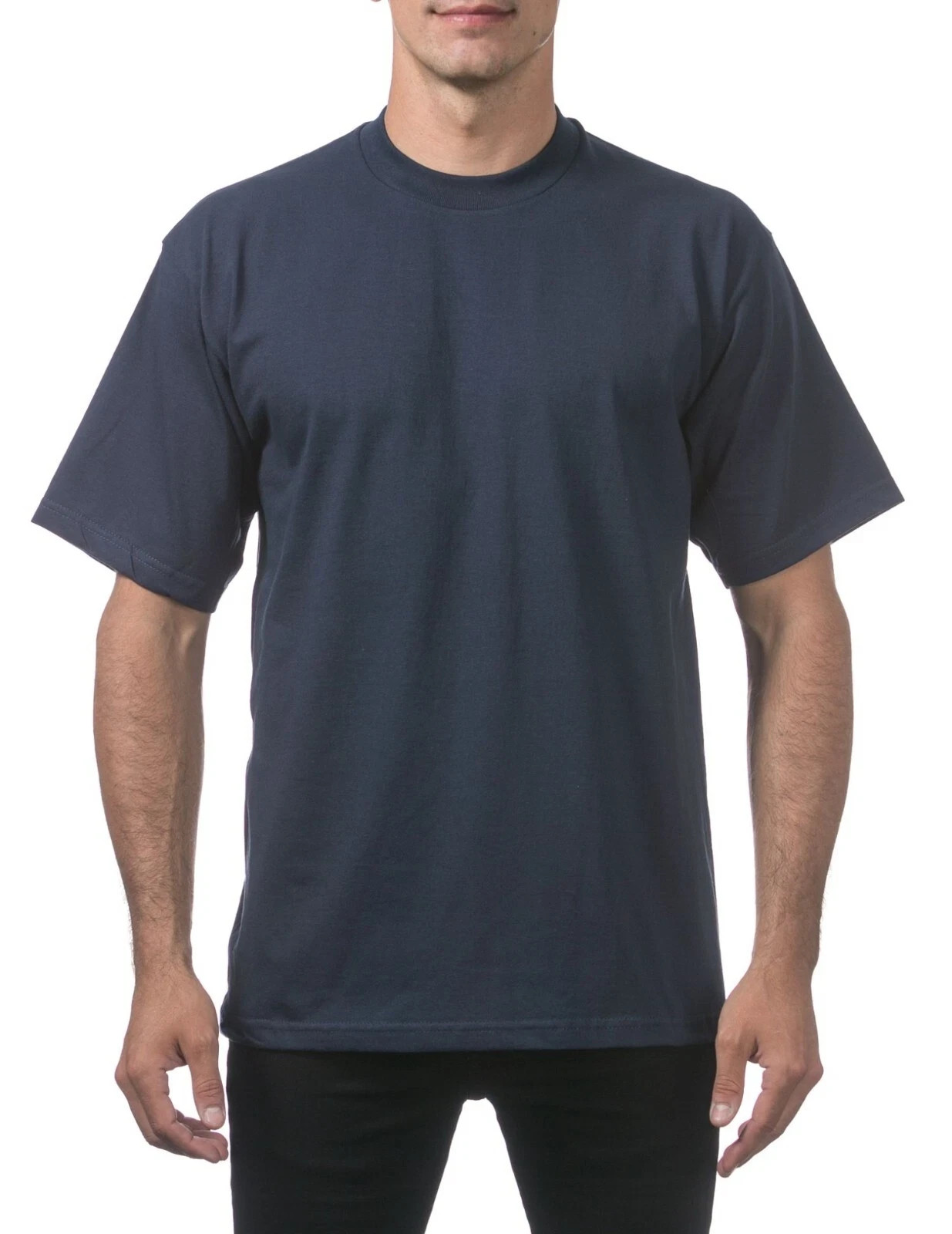 Pro Club Men’s Heavyweight Cotton Short Sleeve Crew Neck T-Shirt