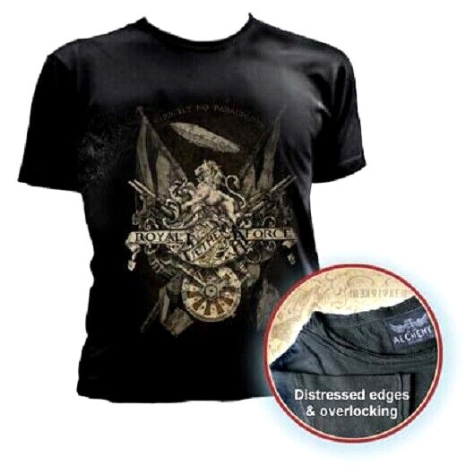 Royal Aether Force BTF463 Fitted Cotton T-Shirt By Alchemy Gothic