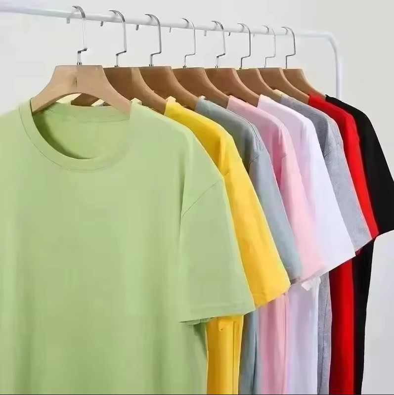 Men’s 100% Cotton T-Shirt Summer Casual Loose Fit Graphic Print Crew Neck Short