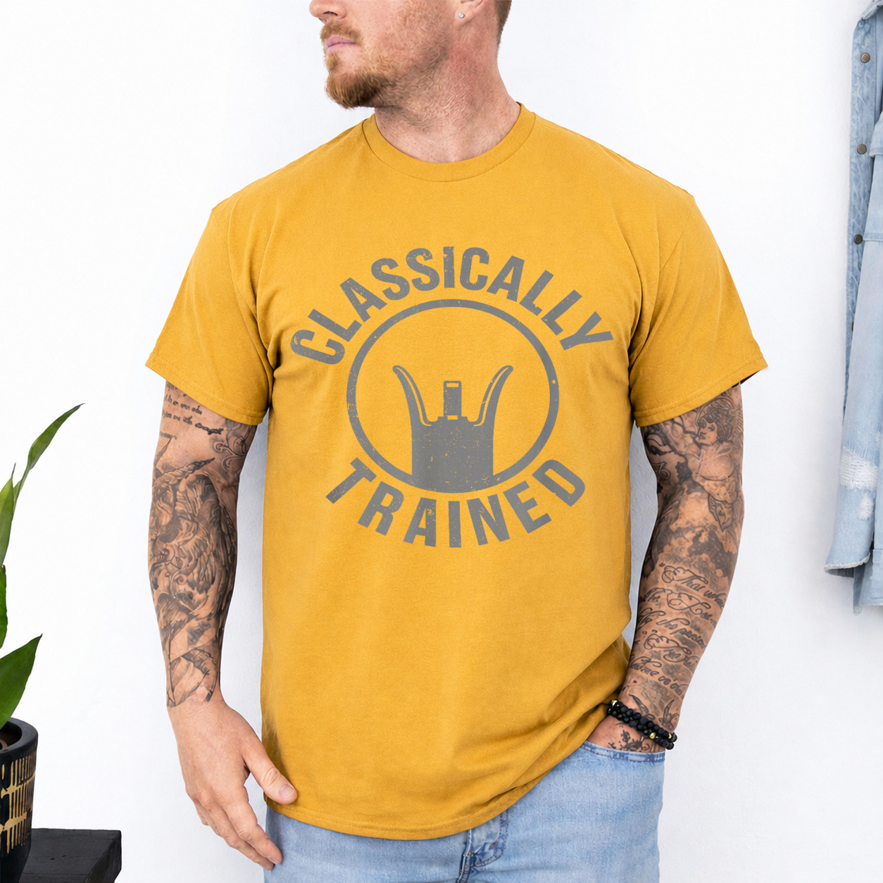 Vintage Classically Trained Iron Sights Grunge 2A Patriot T-Shirt