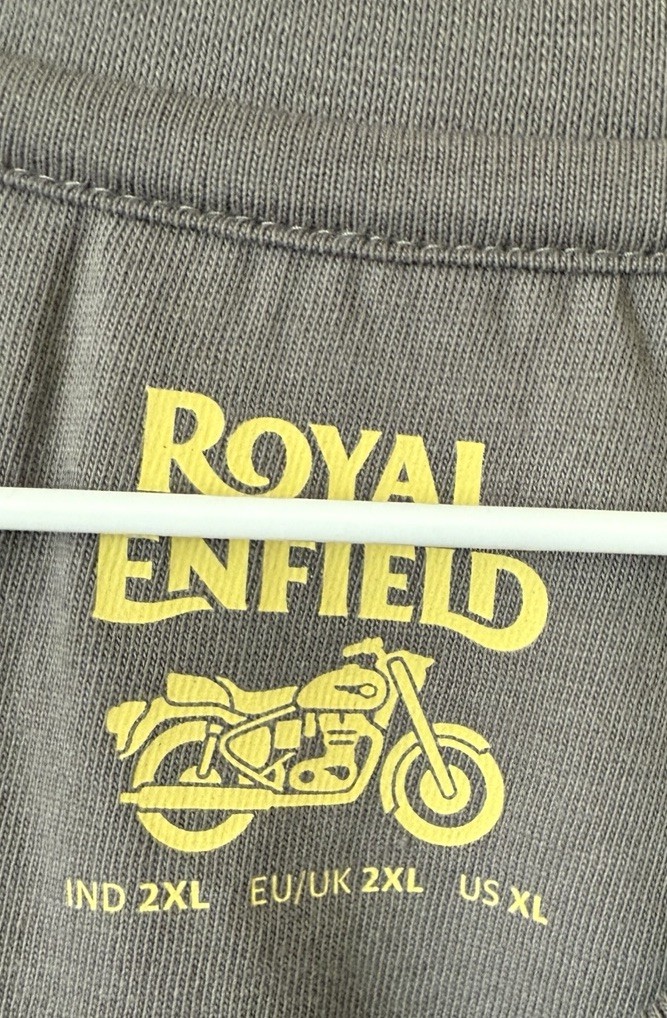 Royal Enfield Men’s Himalayan Motorcycle Graphic T Shirt Sz XL Grey Biker NWT