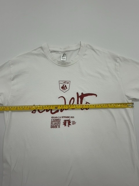 Sol’s-Regent Boys T-Shirt White Sports Graphic Logo Size M New