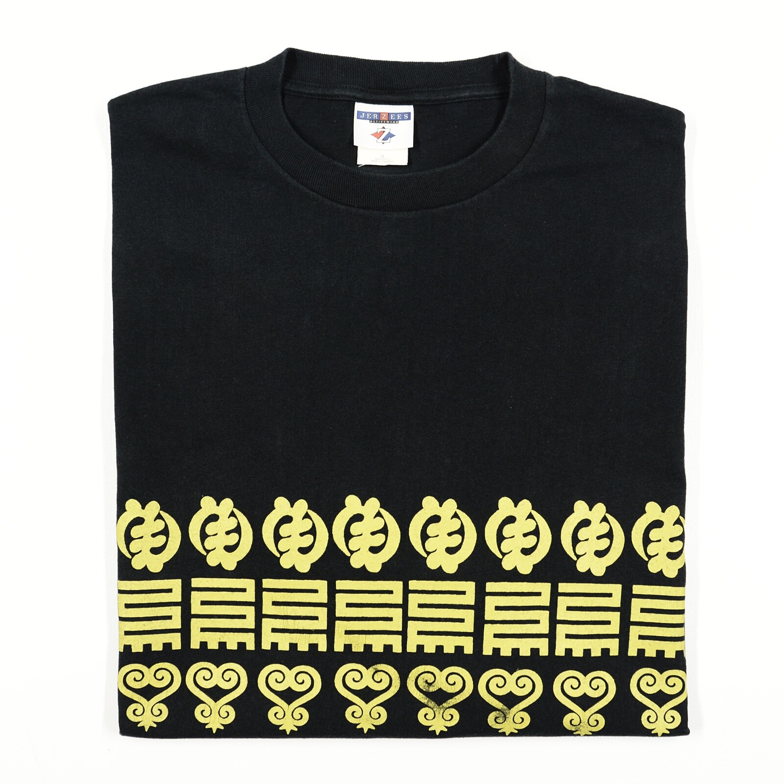 VTG Akeem Collection 2000 Ghanaian Ghana Africa Akan Adinkra Symbols T-Shirt 2XL