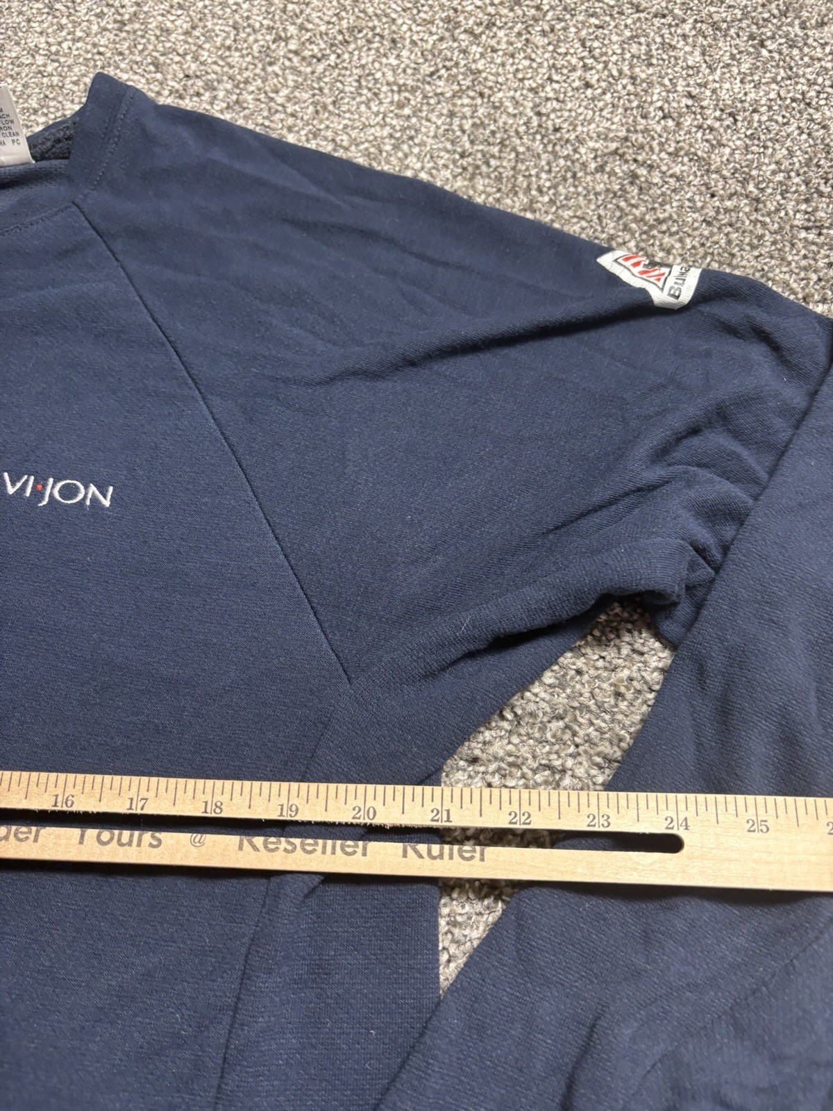 Bulwark FR Knit Tee Shirt Mens XL Blue CAT 2 CAL Flame Resistant HRC ARC Outdoor