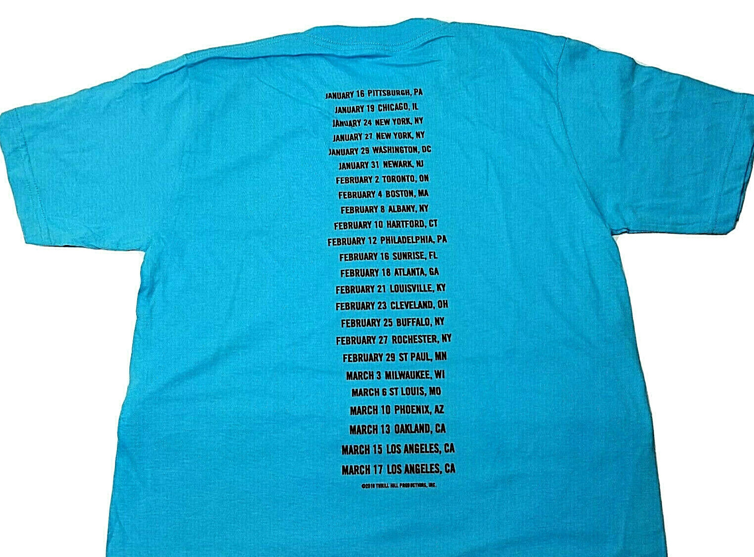 Bruce Springsteen T Shirt 2016 River Tour Working Personnel Staff Sirt Mens S
